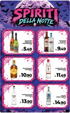 Anteprima del volantino Ipercoop volantino valido a partire dal 23/10/2026 | Pagina: 34 | Prodotti: Gin, Tequila, Martini, Spumante