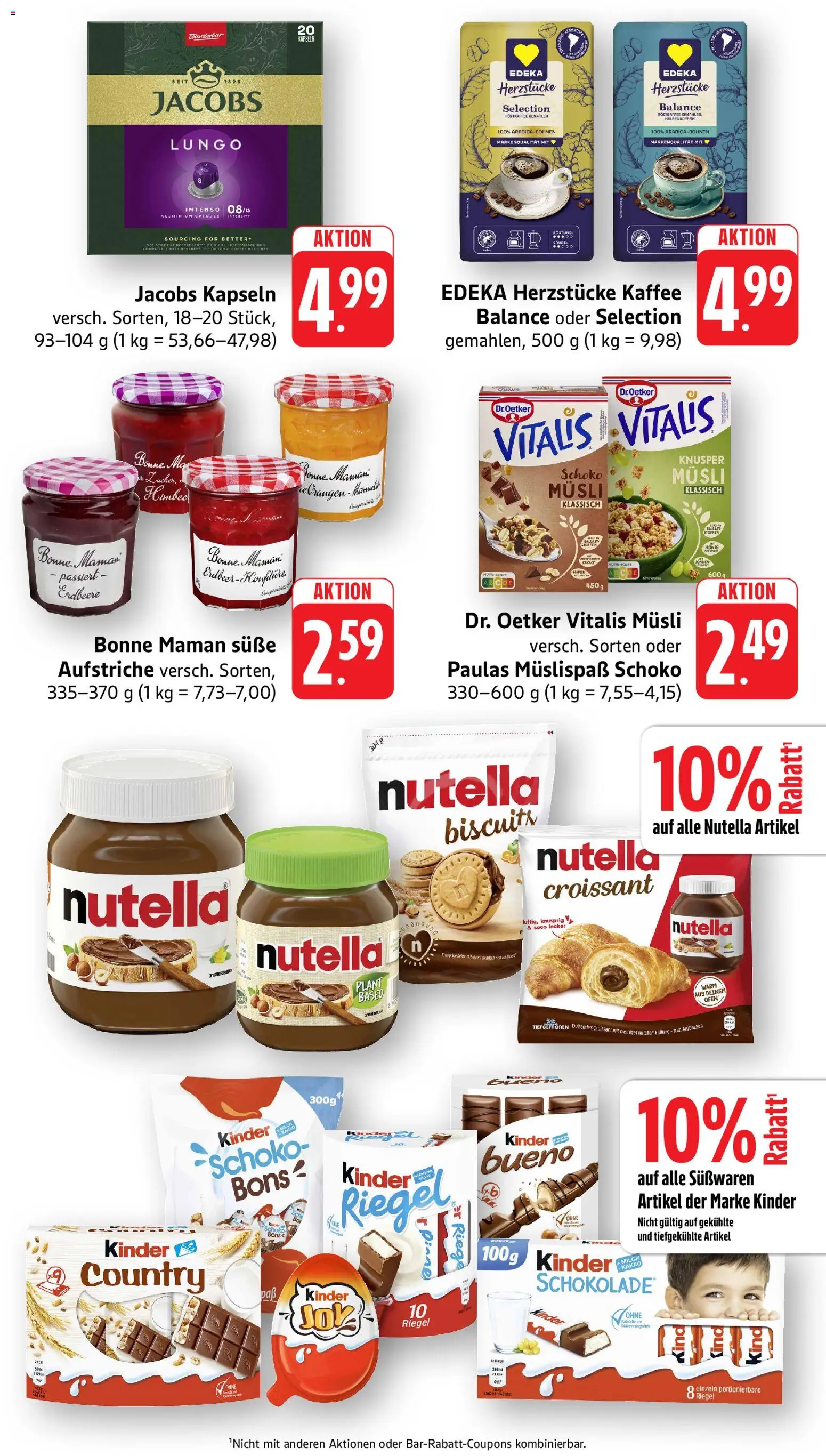 nah & gut Prospekt Rietberg – gültig ab 13.07.2026 | Seite: 5 | Produkte: Musli, Kaffee, Croissant, Nutella