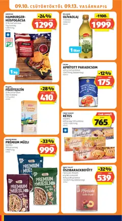 BELLASAN OLÍVAOLAJ, 1 l/palack - amely érvényes a következő dátumtól: 2026.09.10. | Oldal: 14 | Termékek: Müzli, Aprító, Főzőtejszín, Őszibarackbefőtt
