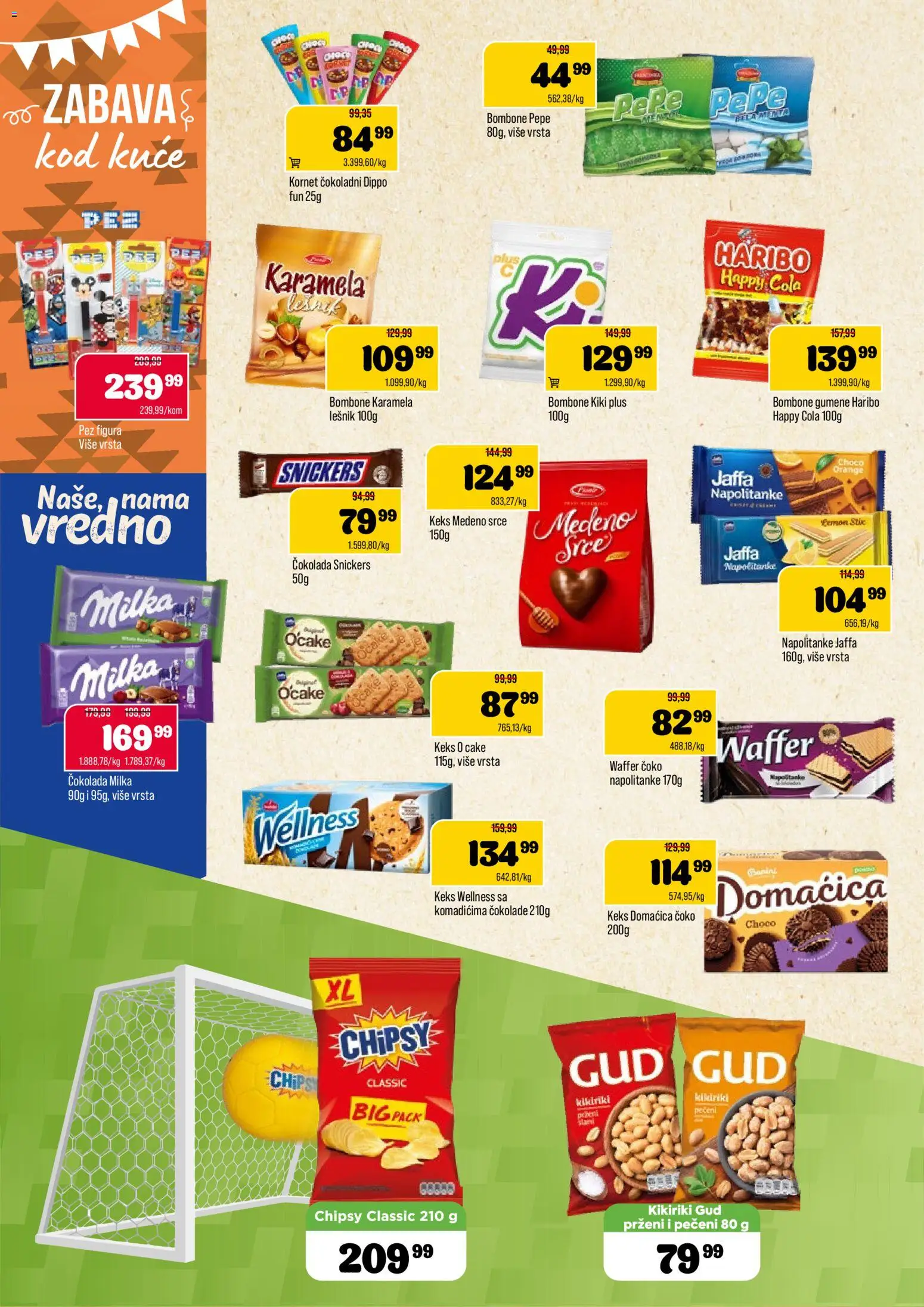 Podunavlje katalog - važi od 17.06.2026 | Strana: 8 | Proizvode: Lešnik, Domaćica, Čokolada, Napolitanke
