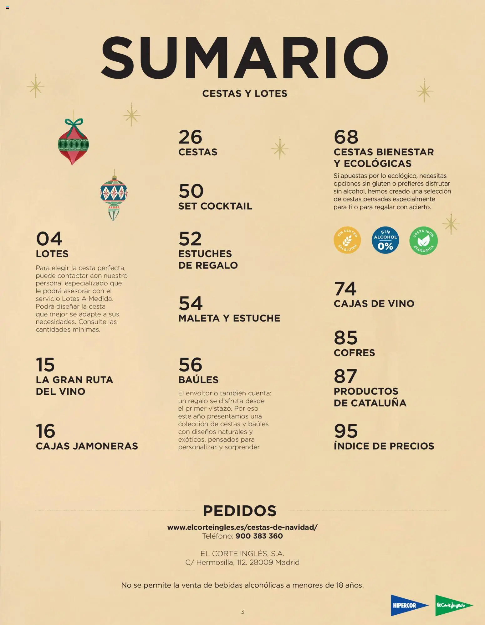 Hipercor - Cestas de Navidad Cataluňa │ válido desde el 08/10/2026 | Página: 3