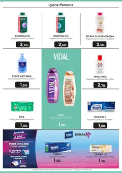 Anteprima del volantino Idea bellezza volantino valido a partire dal 04/09/2026 | Pagina: 14 | Prodotti: Crema, Carta igienica, Sapone, Fazzoletti