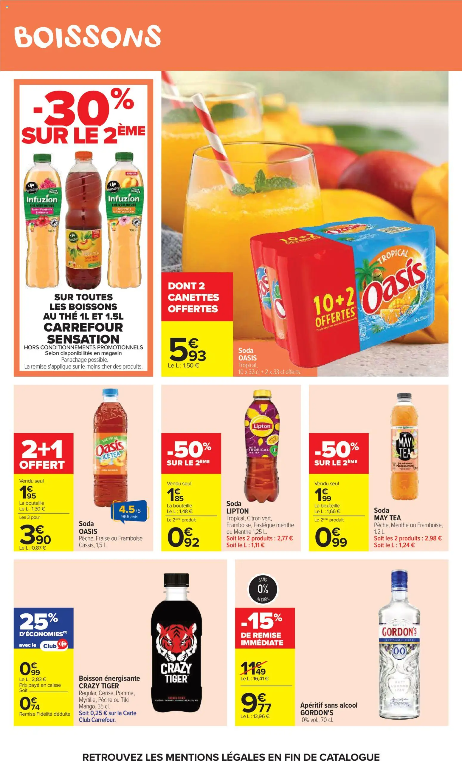 {H1} | Page: 41 | Produits: Fraise, Menthe, Pastèque, Boisson énergisante
