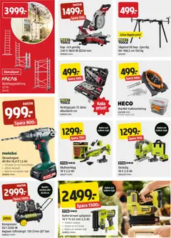 Jula erbjudanden - Förhandsvisning av reklamblad från butik Jula aktuell från 21.05.2026 | Sida: 7 | Produkter: Batterier, Skruvdragare, Kompressor, Laddare