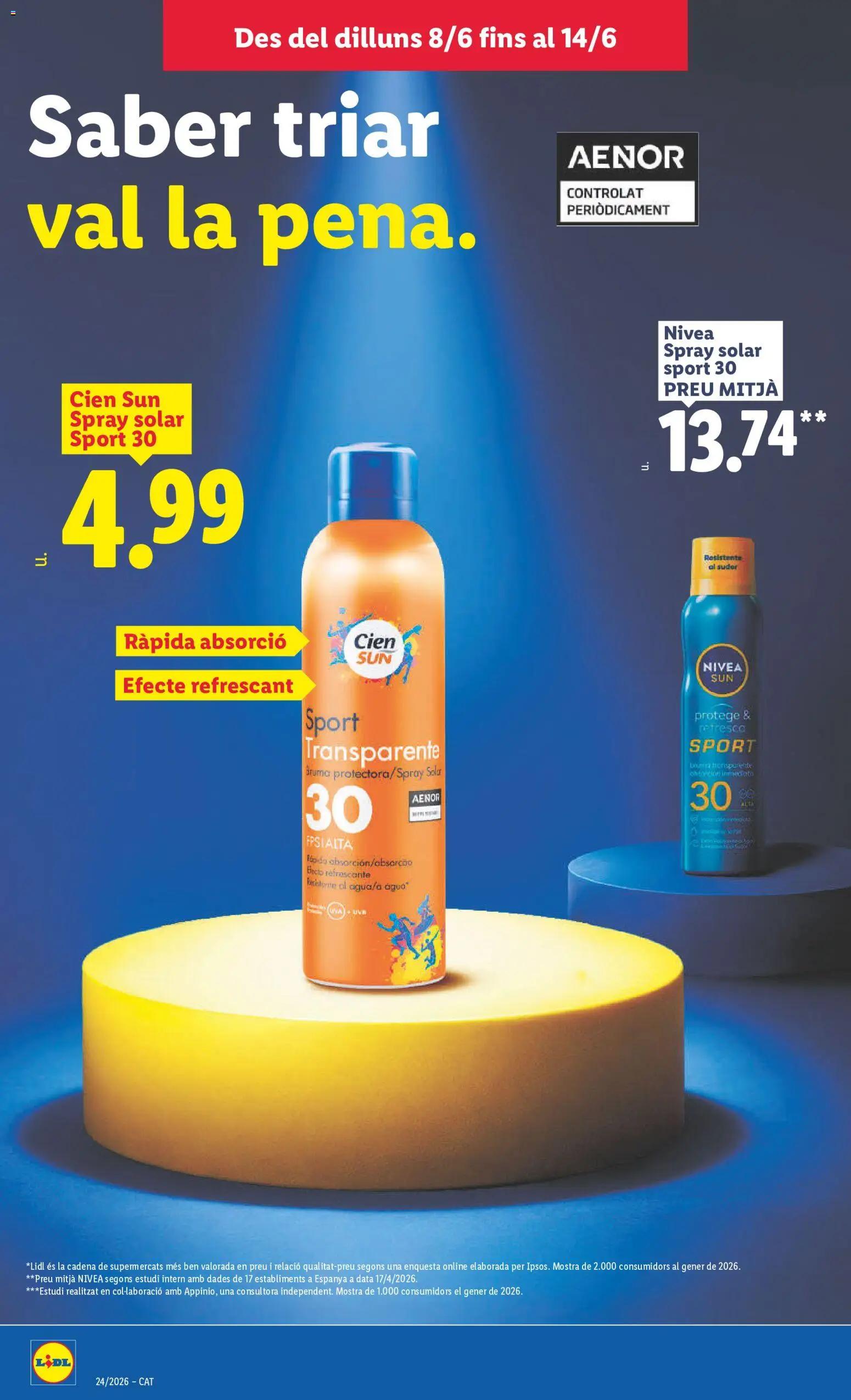 Lidl folleto │ válido desde el 08.06.2026 | Página: 24 | Productos: Spray solar