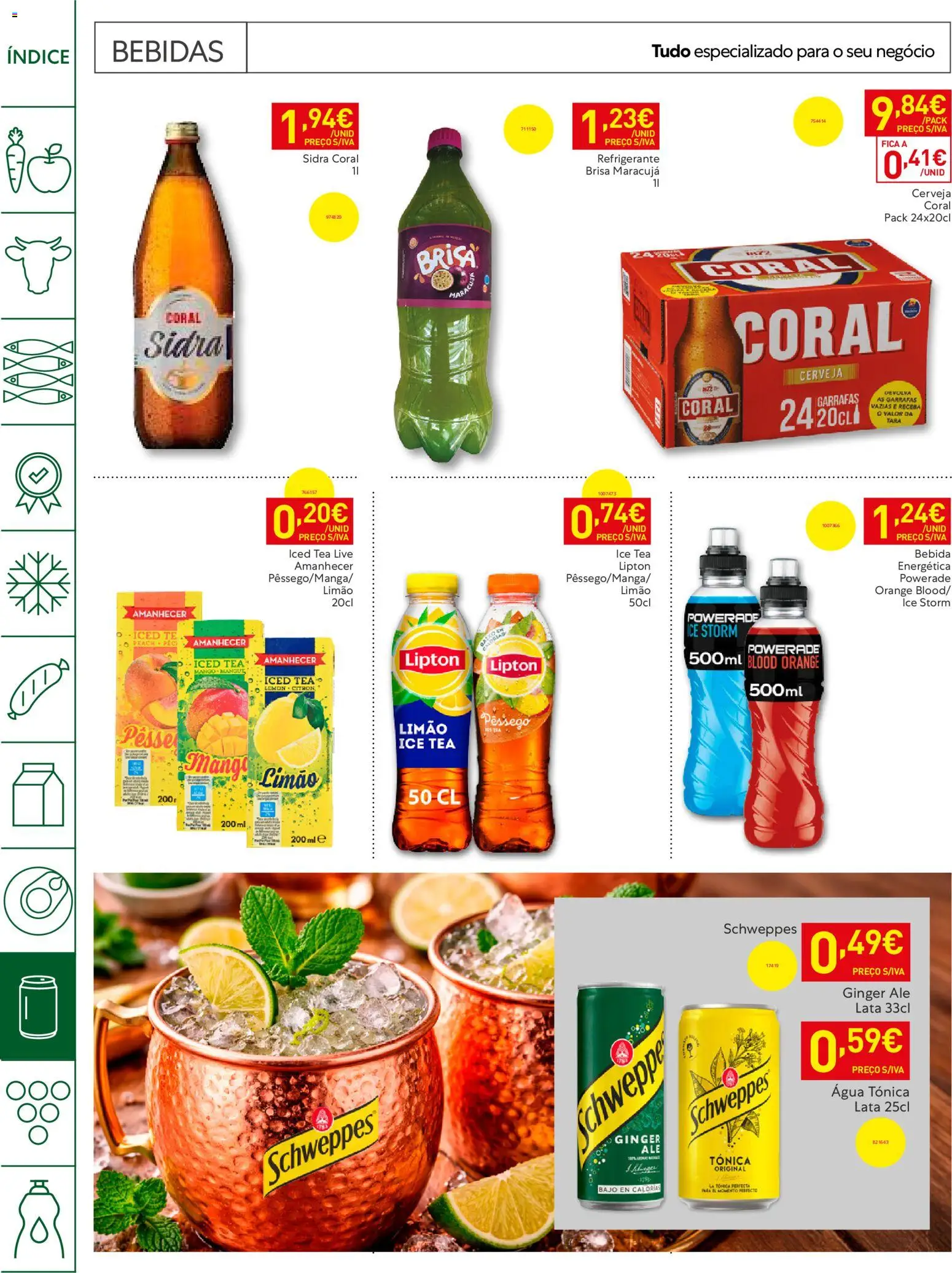 Recheio Horeca Madeira │ válido de 16.06.2026 | Página: 22 | Produtos: Agua, Refrigerante, Cerveja, Bebida