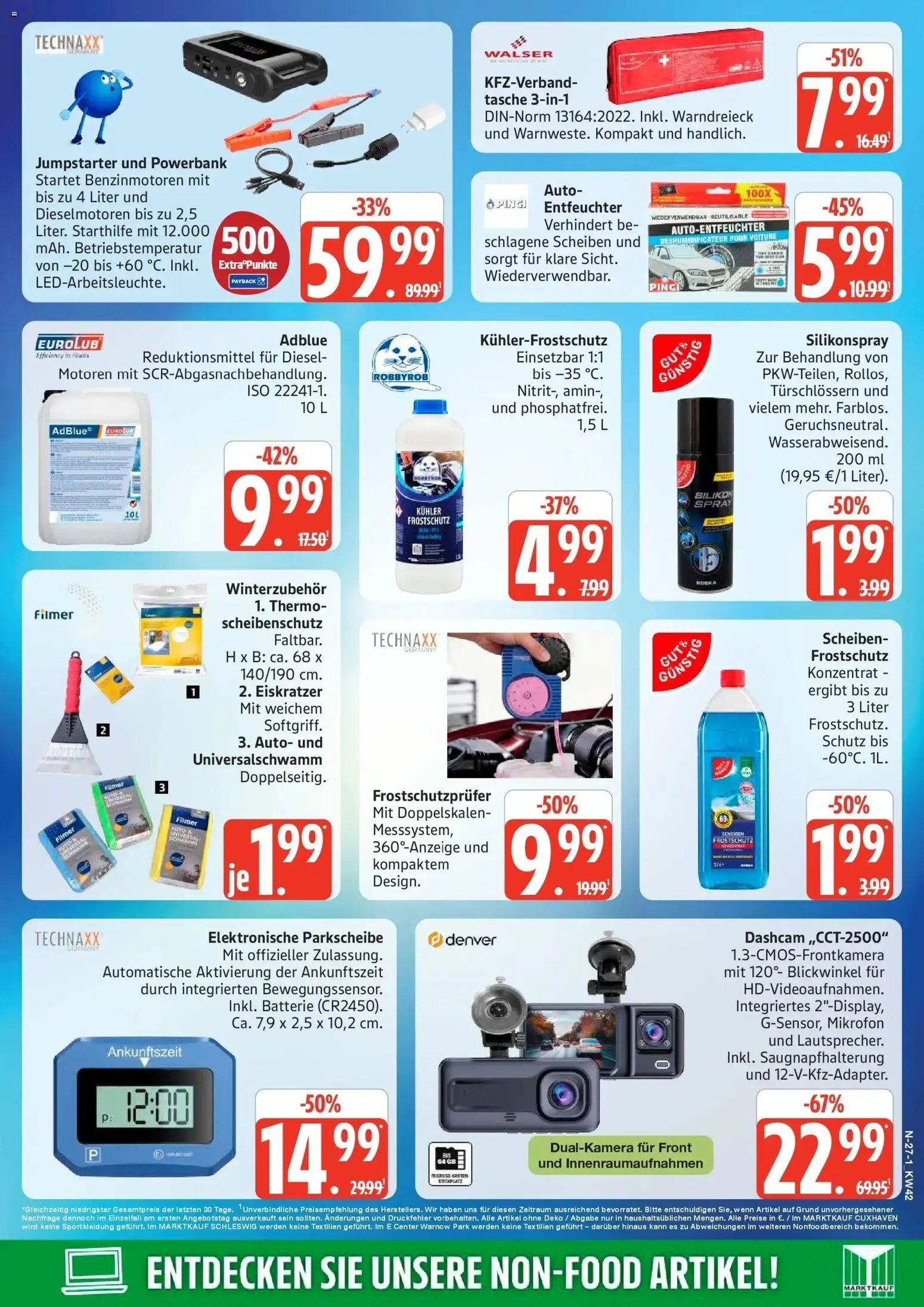 Edeka Prospekt Rostock (ab 12.10.2026) » Angebote Online | Seite: 27 | Produkte: Mikrofon, Tasche, Batterie, Powerbank