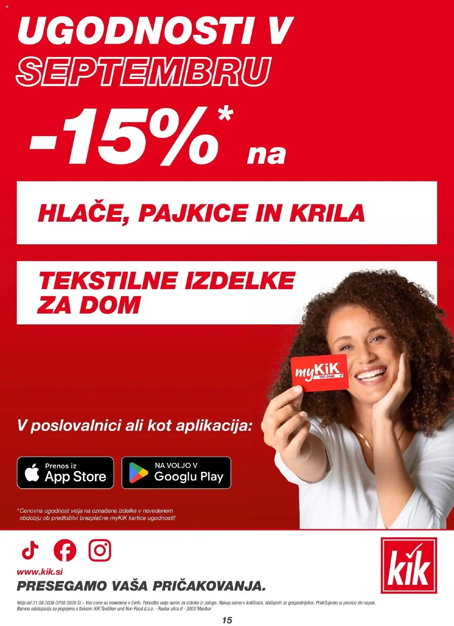 Novi Kalia katalog ponudbe – veljaven od 31.08.2026 | Stran: 15
