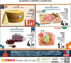 Anteprima del volantino FORMAGGIO TRENTINGRANA DOP SAPORI&DINTORNI CONAD, stagionatura minima 20 mesi valido a partire dal 04.06.2026 | Pagina: 28