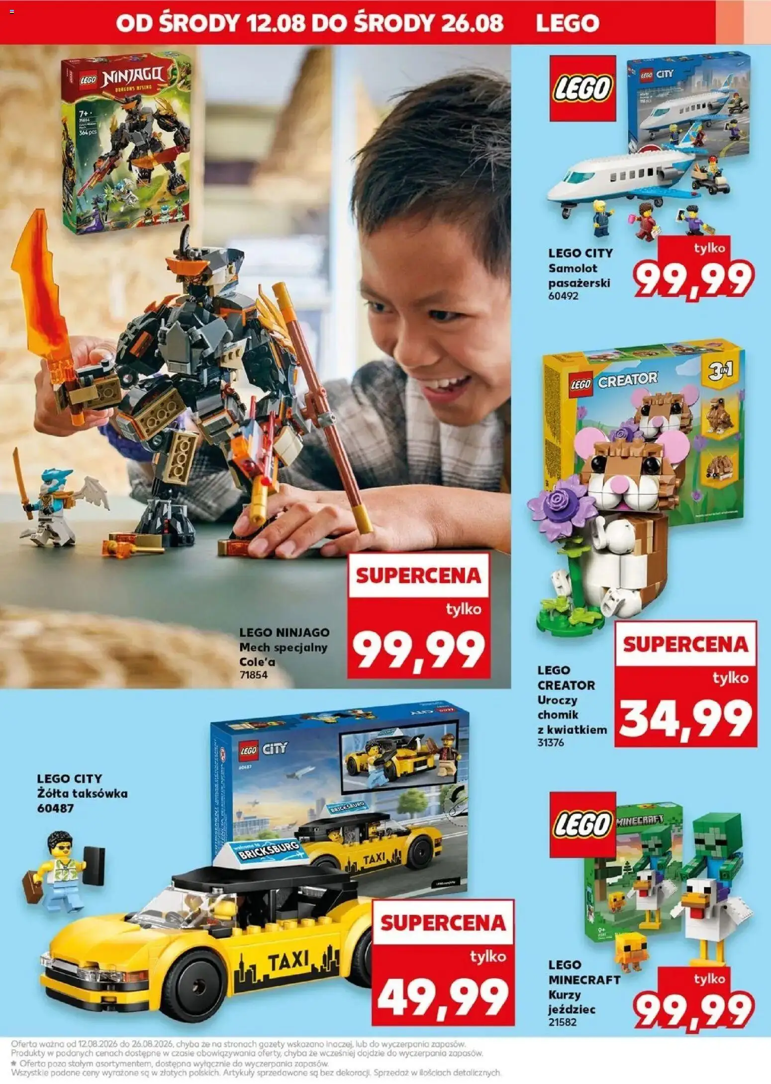Kaufland - Kaufland Non food ważne do 26.08 od 12.08.2026 - od jutra PDF | Strona: 3 | Produkty: Gazety, Lego, Lego Minecraft