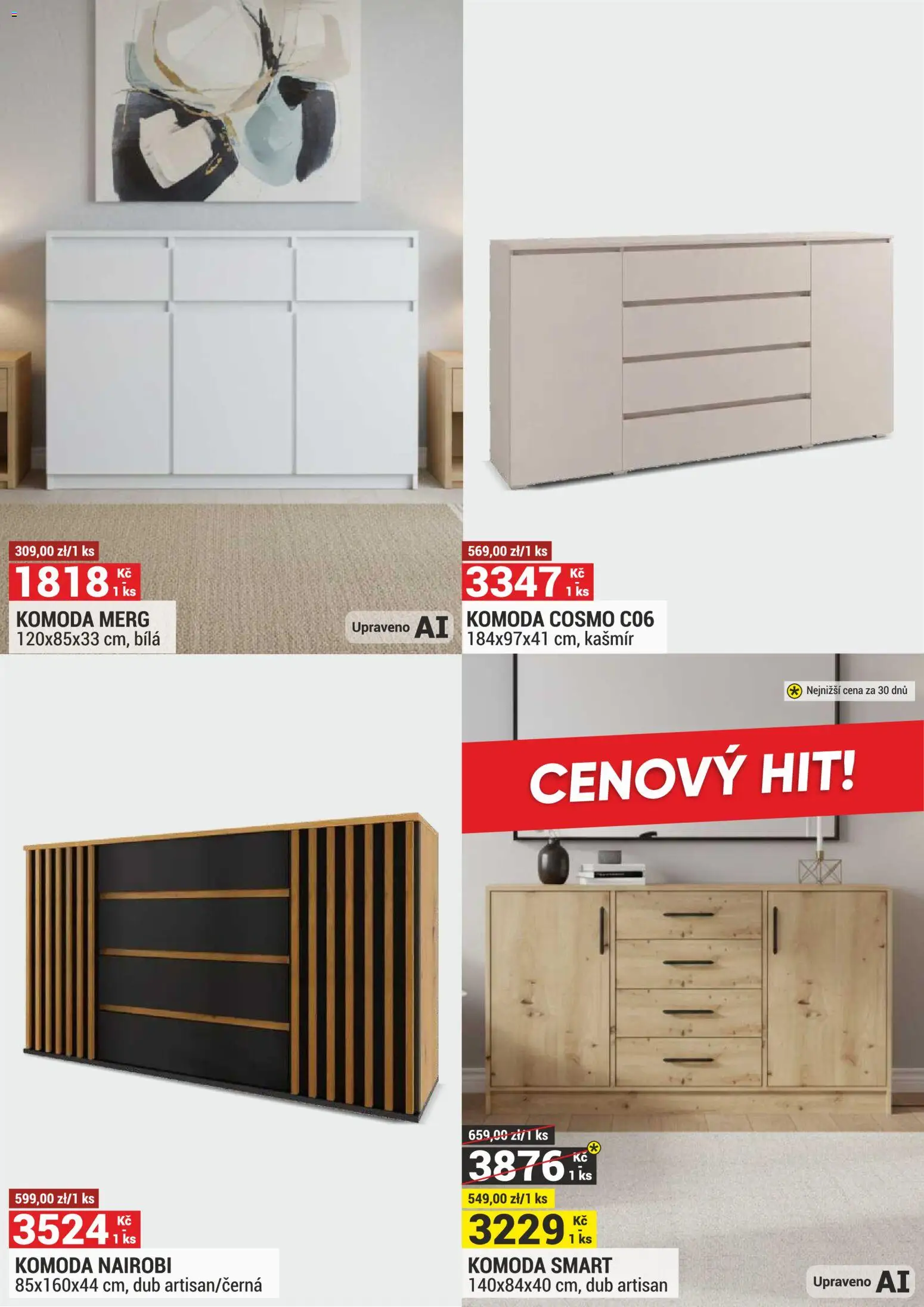 Merkury Market leták od 01.09.2026 | Strana: 13 | Produkty: Komoda