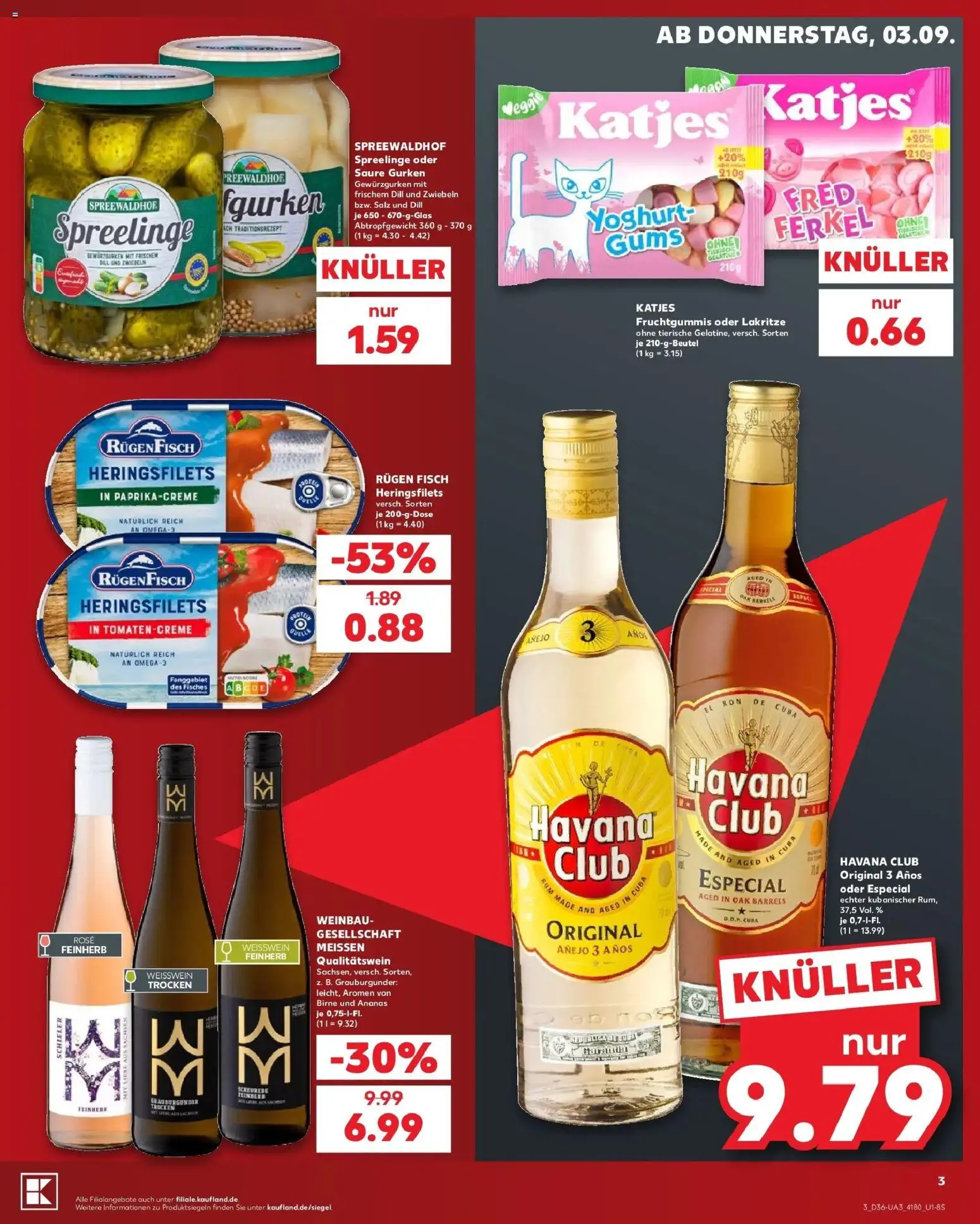 Prospekt Kaufland ab 31.08.2026 » Angebote Online zum Blättern | Seite: 12 | Produkte: Weißwein, Weißwein trocken, Katjes, Gurken