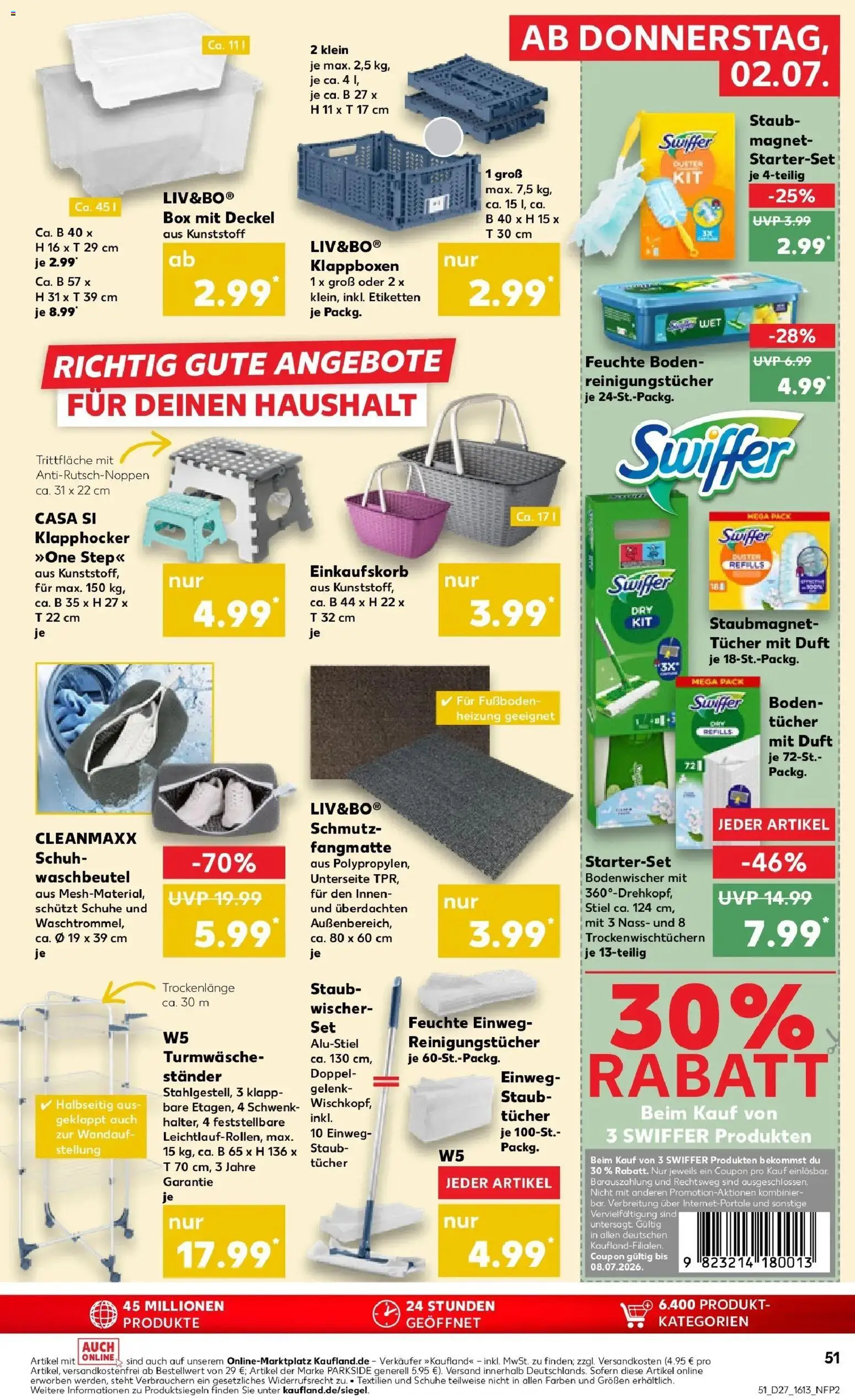 Kaufland Prospekt Worms – gültig ab 29.06.2026 | Seite: 62 | Produkte: Box, Duft, Reinigungstücher, Swiffer