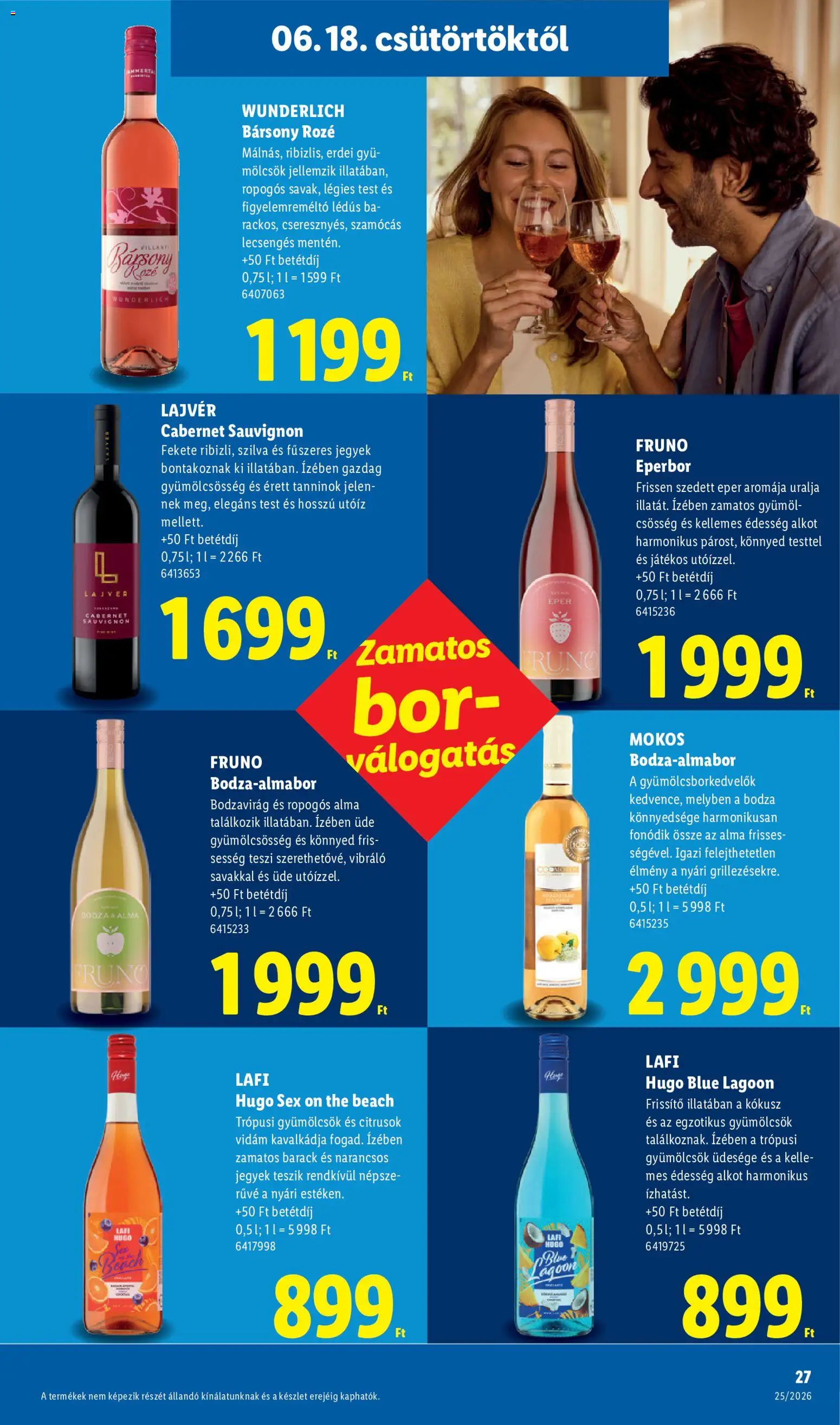 Lidl akciós ujság - amely érvényes a következő dátumtól: 18.06.2026 | Oldal: 27
