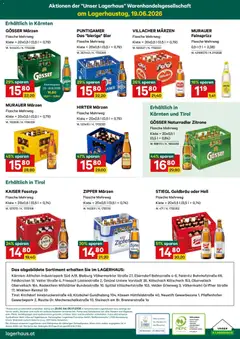 Lagerhaus Wochen Angebote ab 20.06.2026 gültig | Seite: 4 | Produkte: Zitrone, Bier