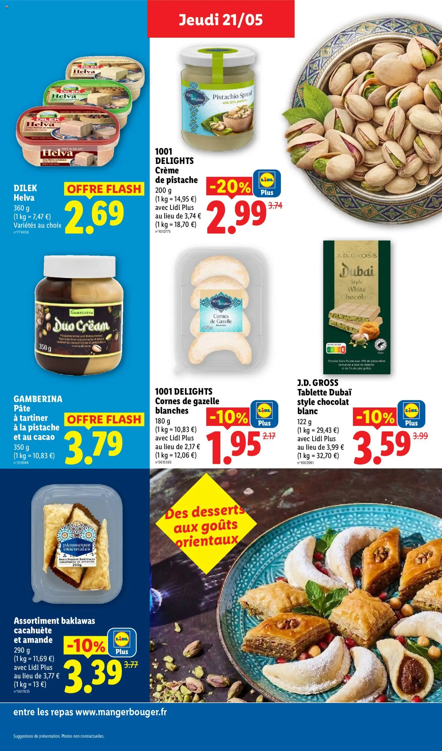 {H1} | Page: 19 | Produits: Amande, Cacahuète, Pâte à tartiner, Chocolat