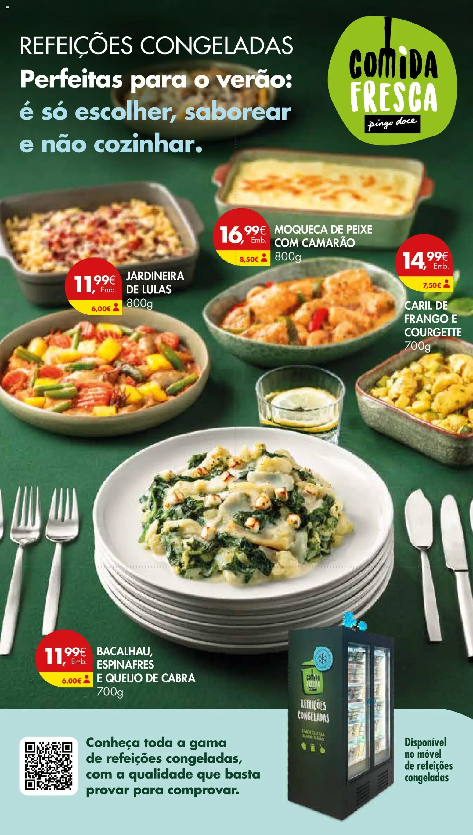 Pingo Doce Poupe este Fim de Semana │ válido de 07/08/2026 | Página: 13 | Produtos: Queijo de cabra, Frango, Peixe, Refeições congeladas