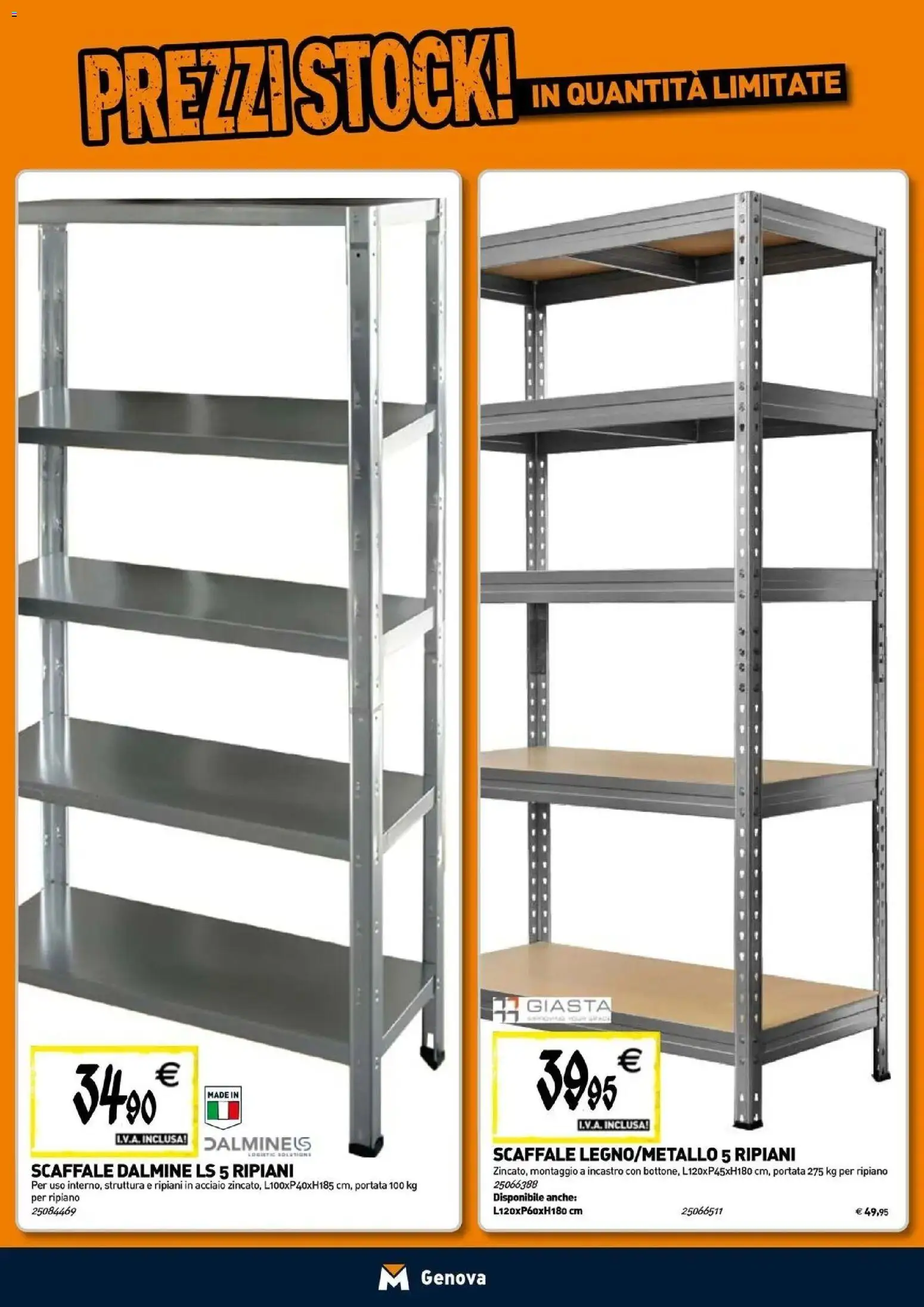 Nuovo TECNOMAT - Straordinari prezzi stock! dal 24/09/2026 > offerte anteprima 🛍️ | Pagina: 17 | Prodotti: Ripiano, Scaffale