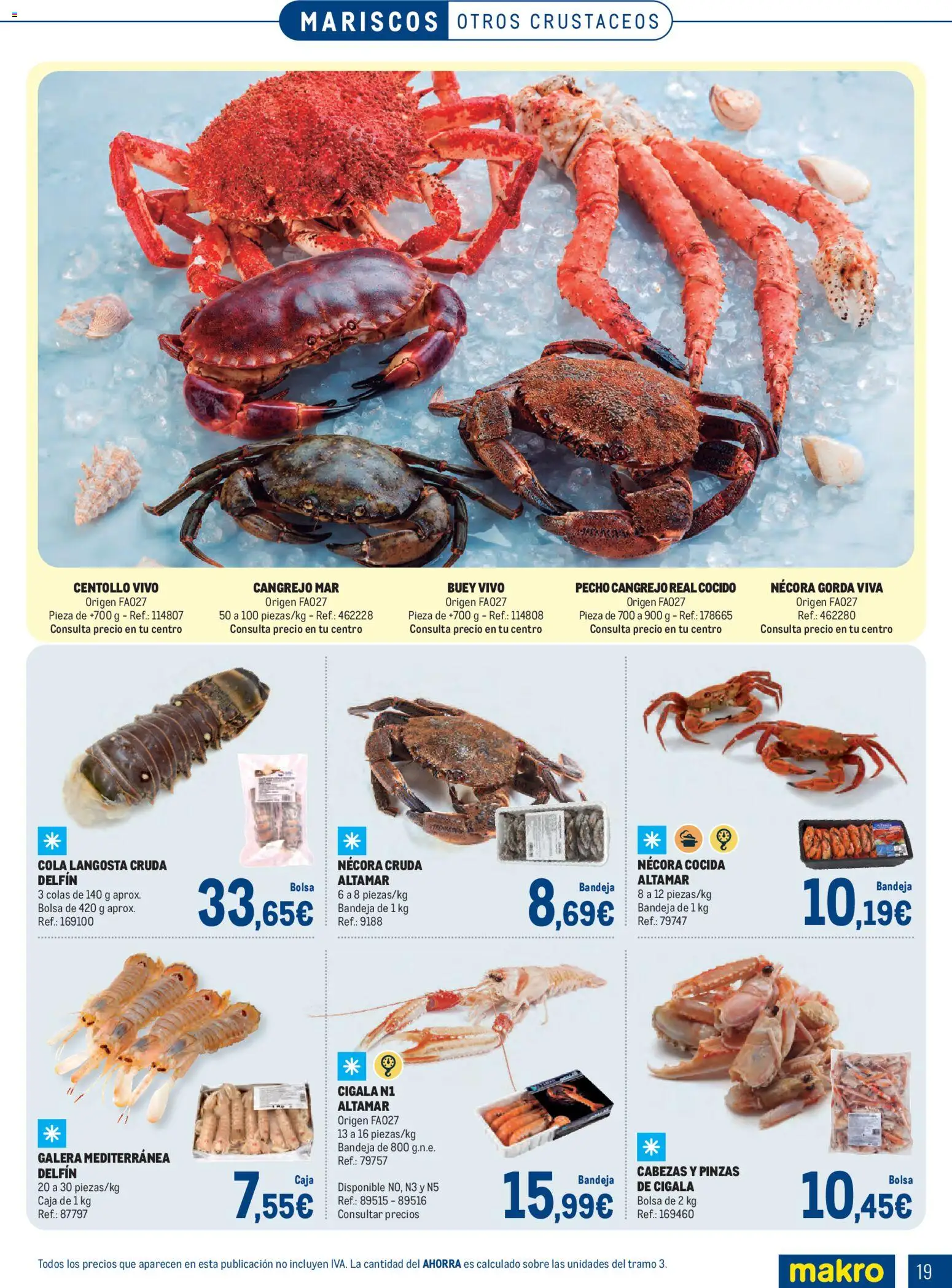 Makro Pescados │ válido desde el 06/07/2026 | Página: 19 | Productos: Bolsa, Bandeja, Caja