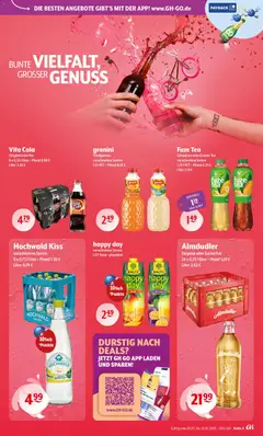 Trink und Spare Prospekt ab 20.07.2026 gültig | Seite: 3 | Produkte: Fuze tea, Bad, Granini, Tee