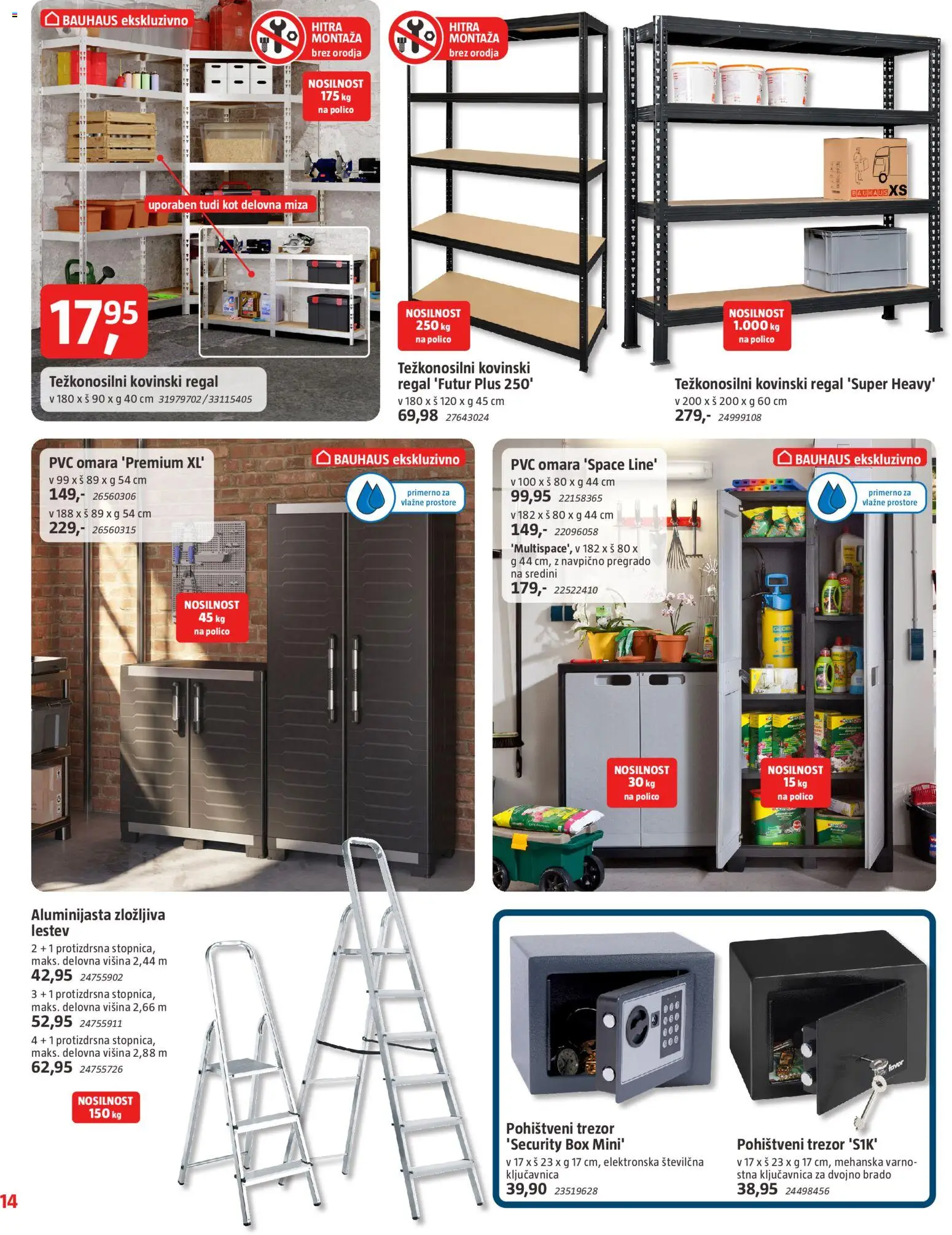 Novi Bauhaus katalog ponudbe – veljaven od 01.07.2026 | Stran: 14