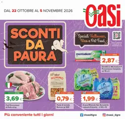 Anteprima del volantino Oasi volantino valido a partire dal 22/10/2026