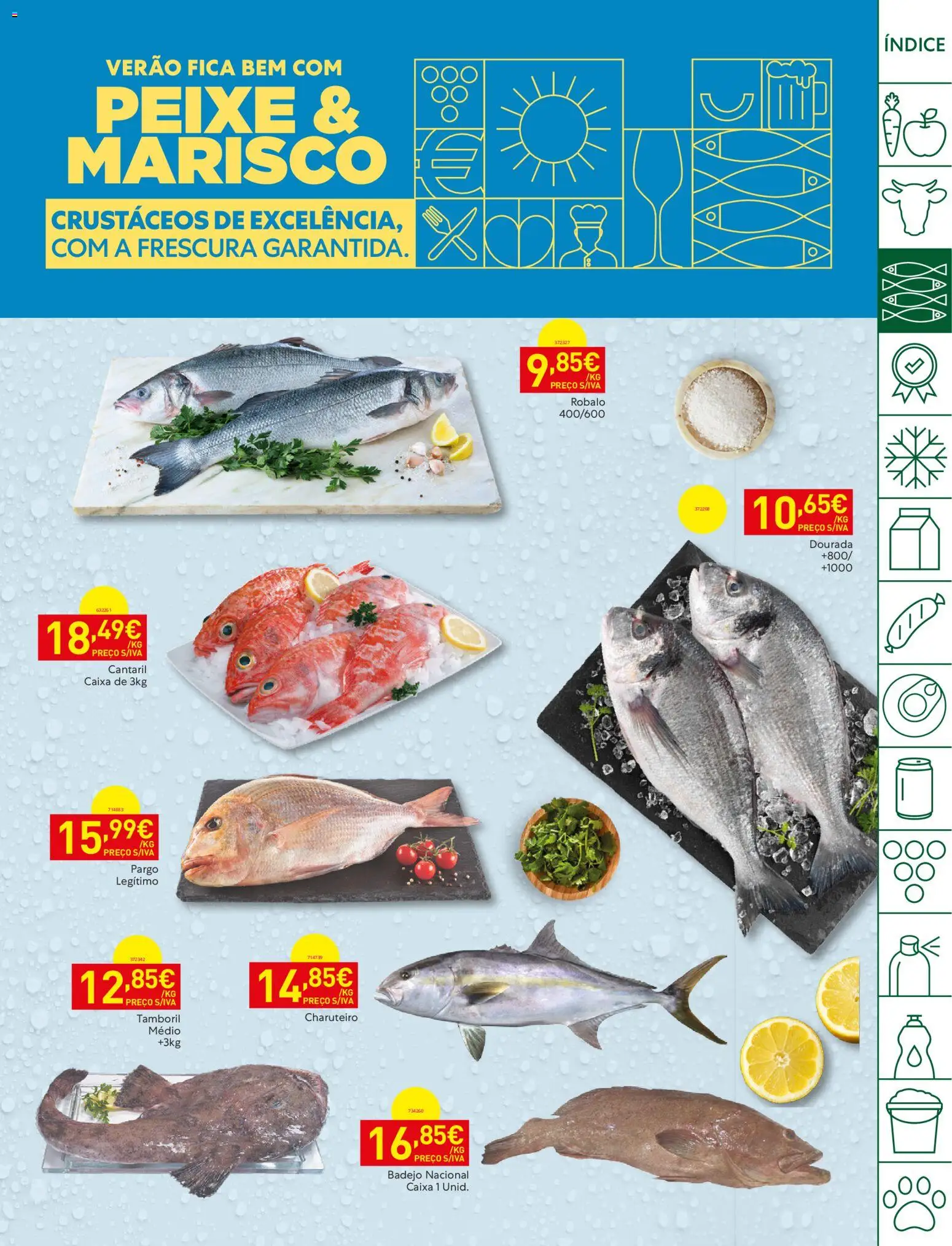 Recheio folheto Madeira │ válido de 11/08/2026 | Página: 5 | Produtos: Dourada, Caixa, Tamboril, Peixe