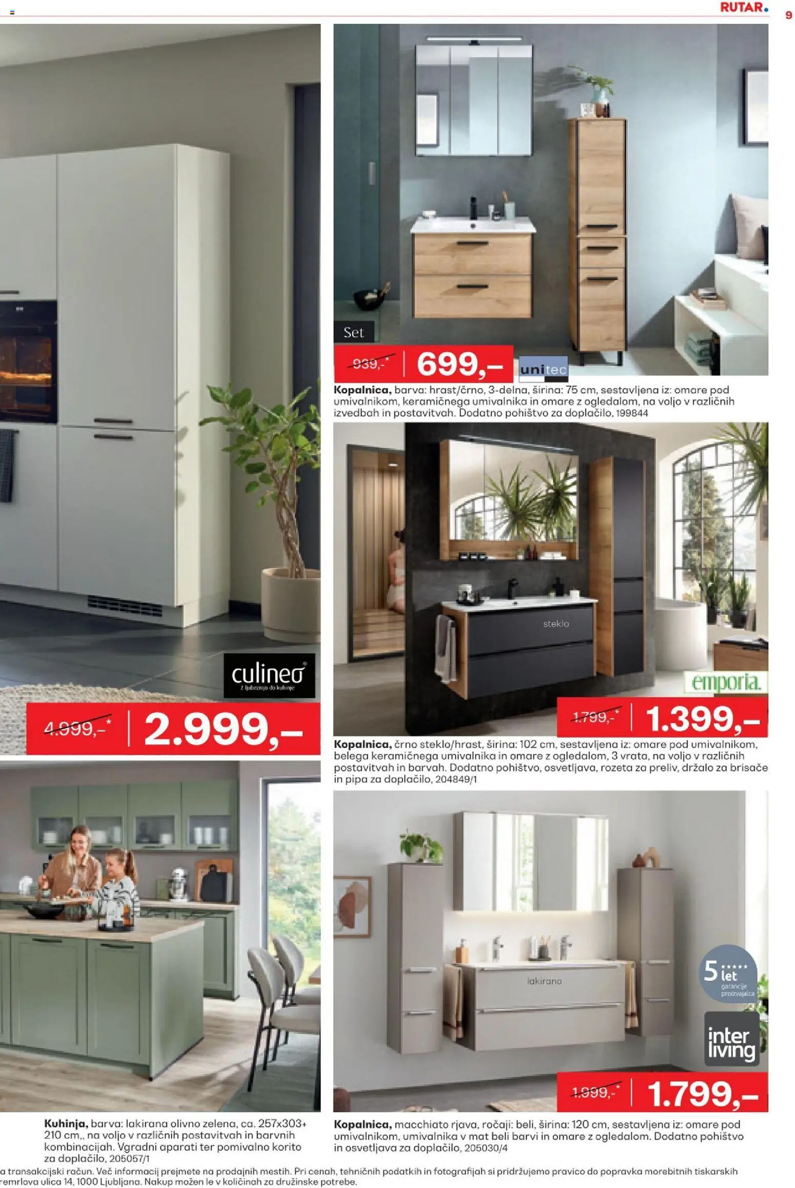 Novi Rutar katalog ponudbe – veljaven od 17.06.2026 | Stran: 9