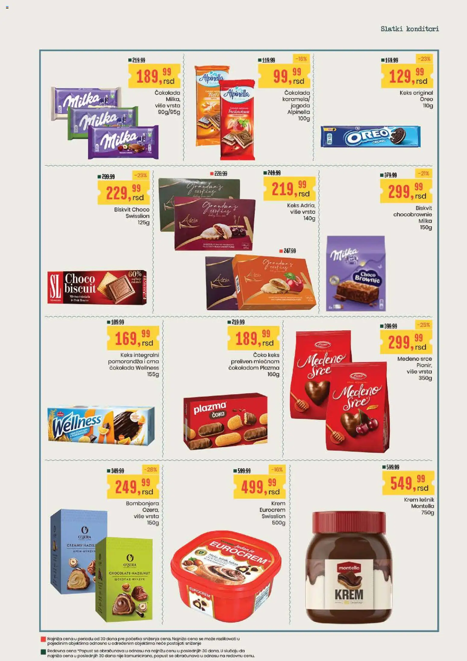 Aroma Market katalog - važi od 23.07.2026 | Strana: 15 | Proizvode: Oreo, Plazma, So, Čokolada