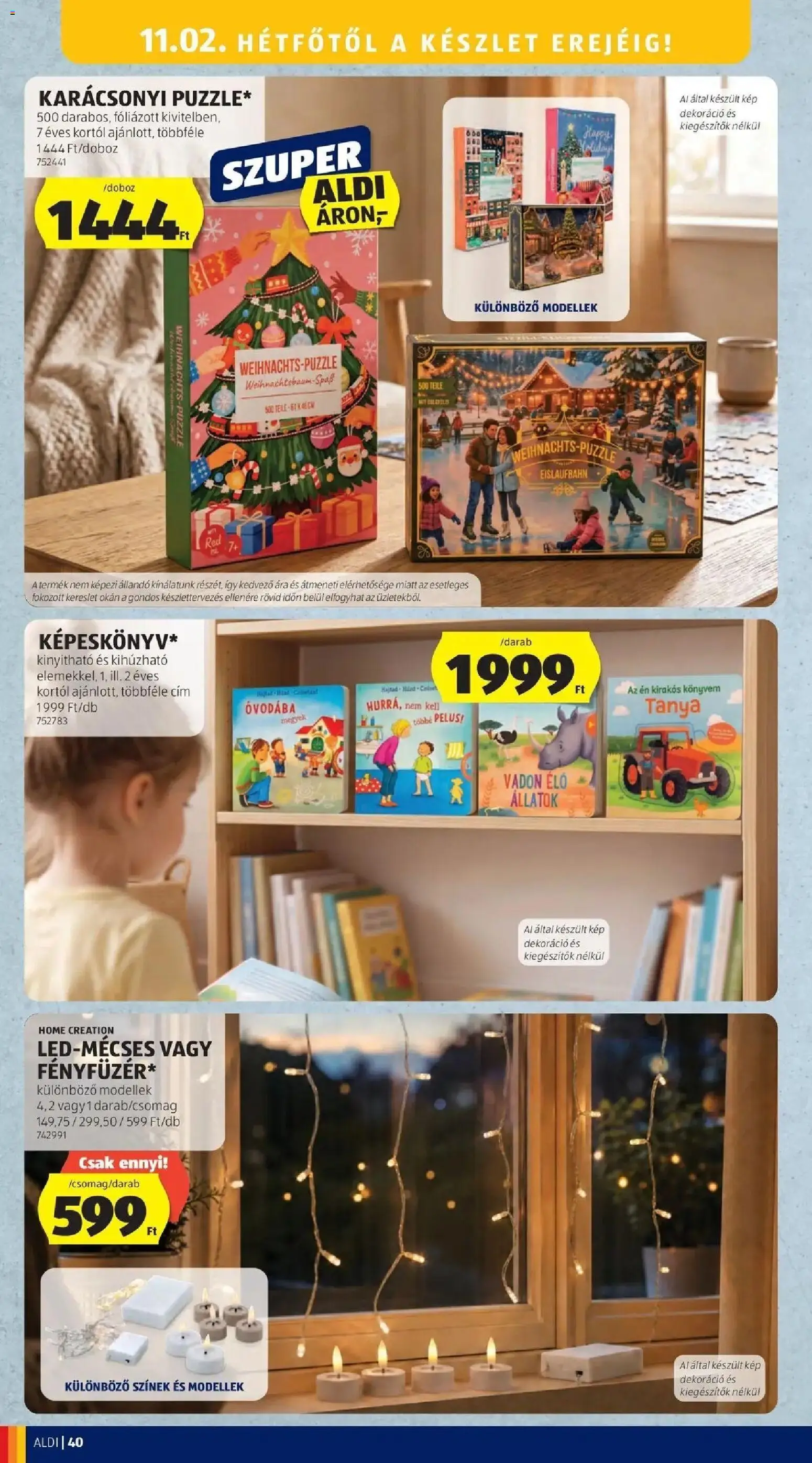 Aldi aktuális akciós újság - 2026.10.24. -tól/töl > akció, lapozható szórólap 🛍️ | Oldal: 40
