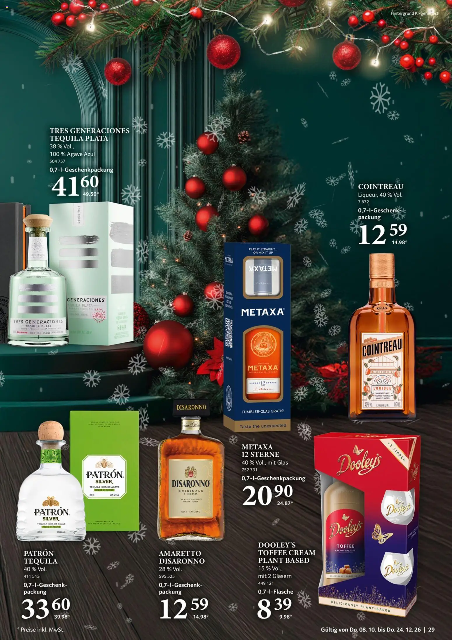 Selgros Feine Geschenke – gültig ab 08.10.2026 | Seite: 29 | Produkte: Metaxa, Tequila