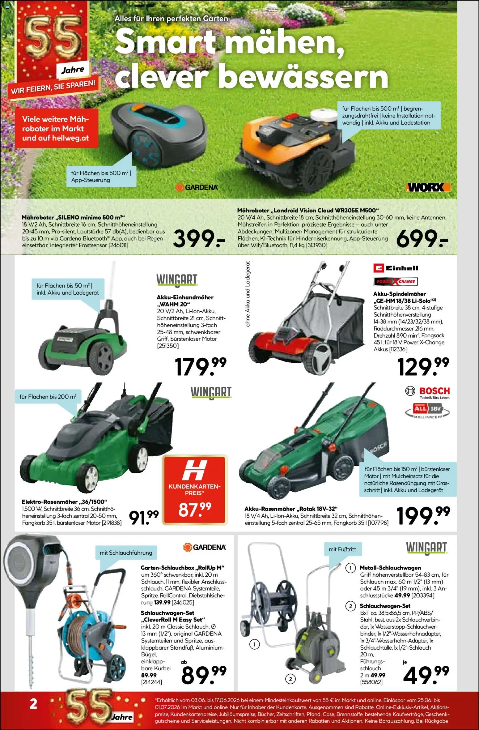 HELLWEG Flugblatt gültig ab 03.06.2026 | Seite: 2 | Produkte: Roboter