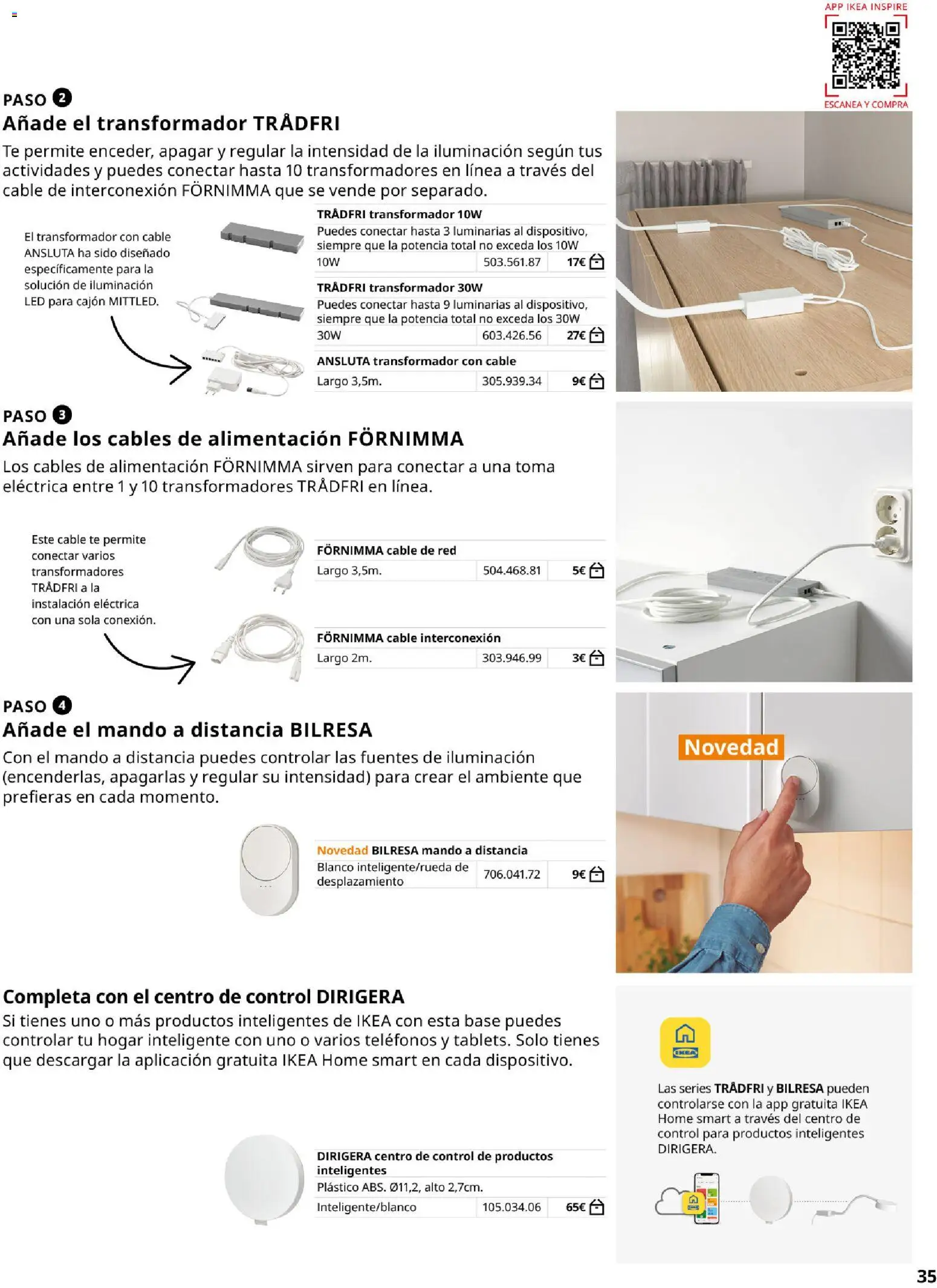 Catálogo IKEA Cocinas │ válido desde el 01.02.2026 | Página: 35 | Productos: Té, Cable, Galette de chaise