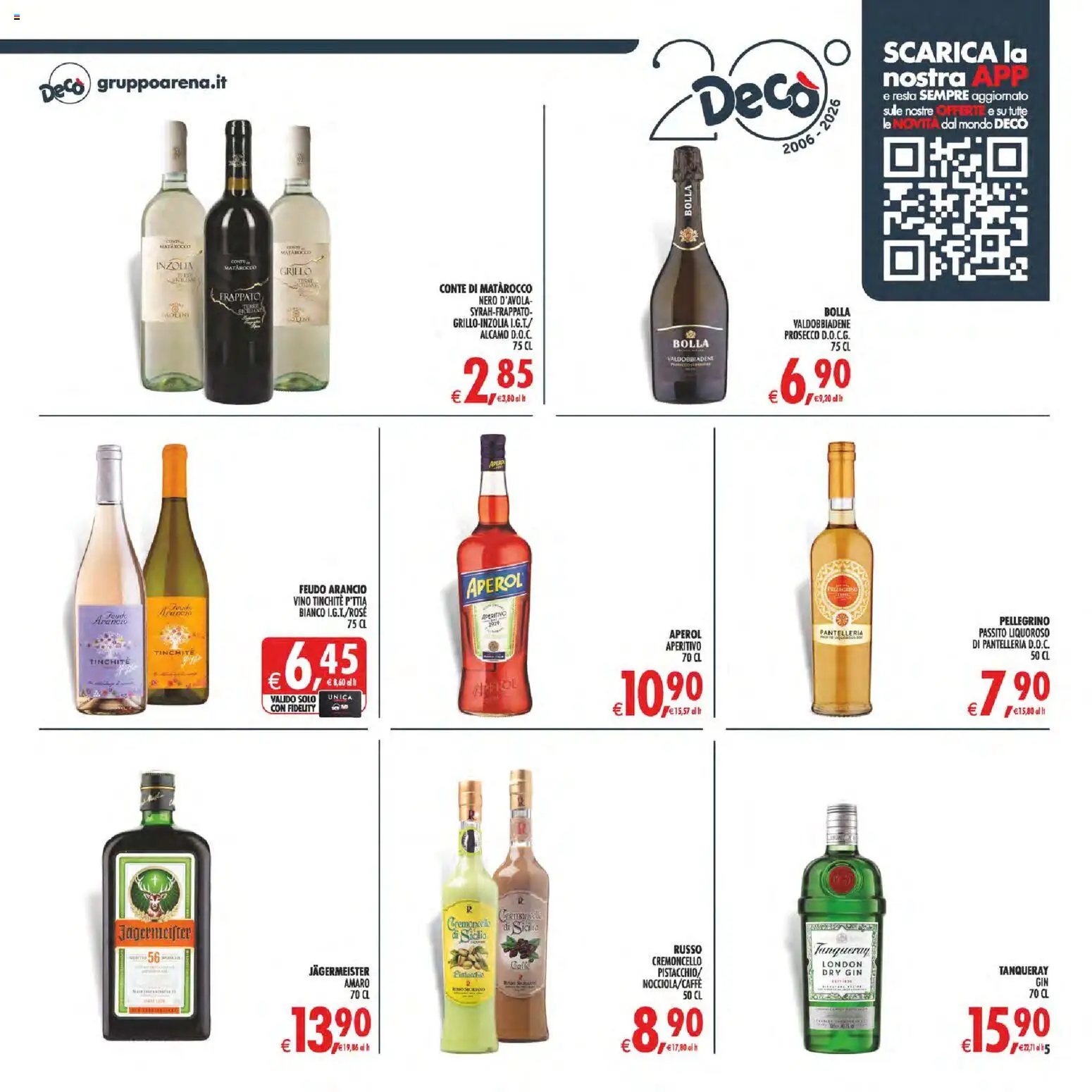 Volantino Decò del 11/08/2026 | Pagina: 5 | Prodotti: Vino, Jägermeister, Amaro, Aperitivo