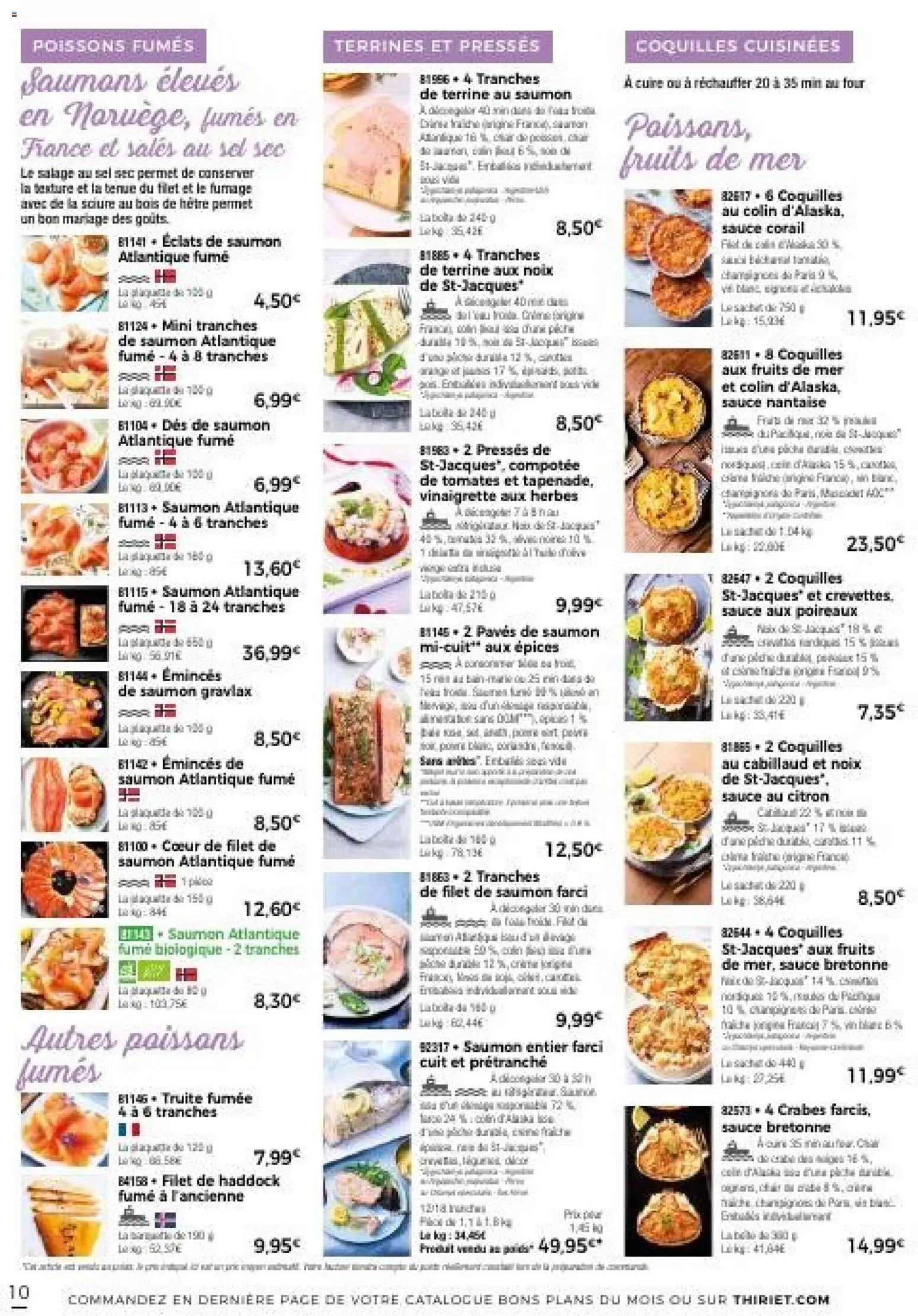 {H1} | Page: 13 | Produits: Saumon entier, Poireaux, Filet de saumon, Saumon