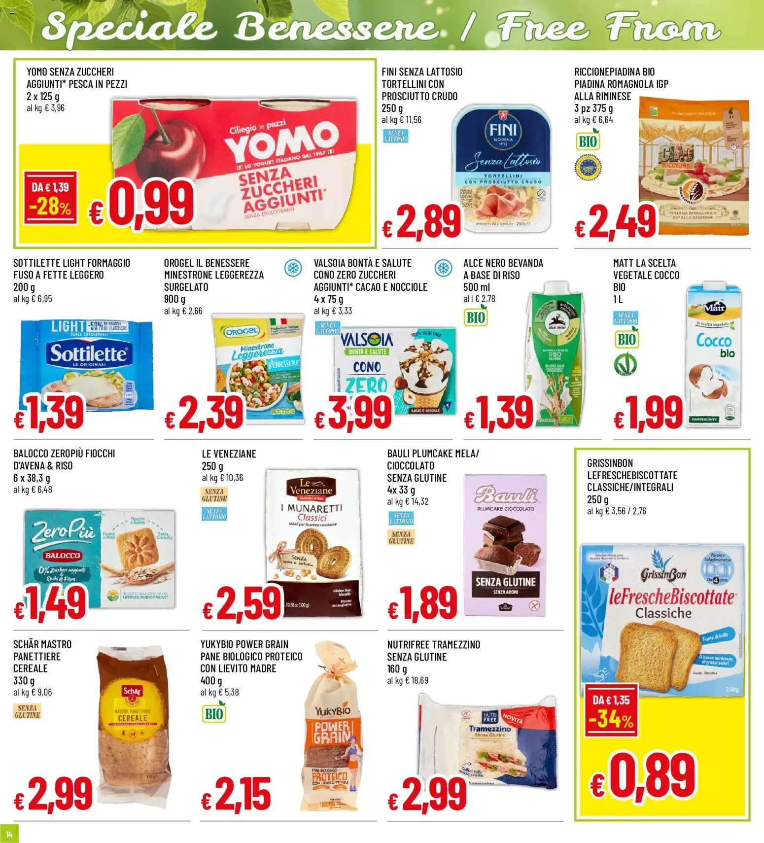 Volantino Galassia del 17/09/2026 | Pagina: 14 | Prodotti: Pane, Prosciutto, Piadina, Plumcake