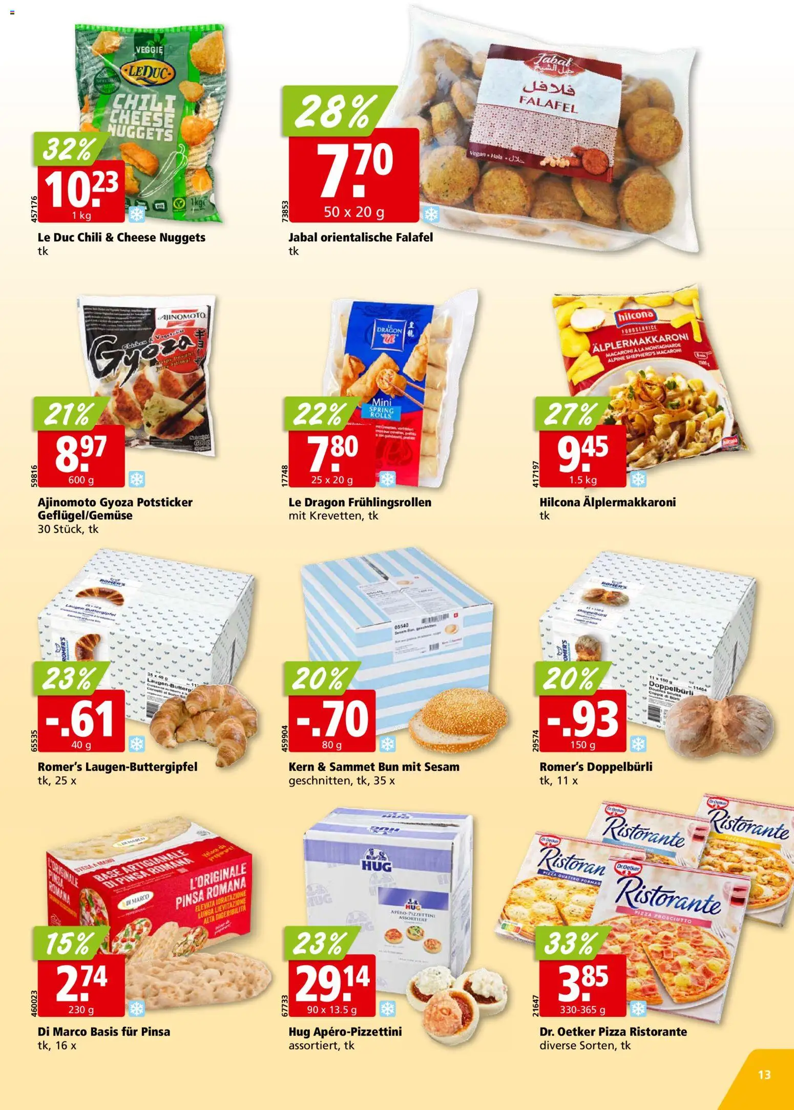 Aligro aktionen – gültig ab 27.07.2026 | Seite: 13 | Produkte: Pizza, Chili