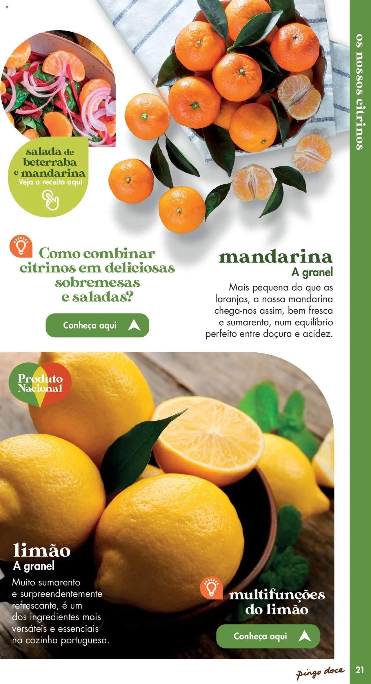 Pingo Doce - Catálogo Fruta e Legumes │ válido de 20/05/2025 | Página: 21 | Produtos: Ingredientes, Sobremesas, Saladas, Salada