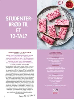 Meny - Spisetid gyldig fra 20.03.2026 | Side: 32 | Produkter: Chokolade, Bord, Flormelis, Søm