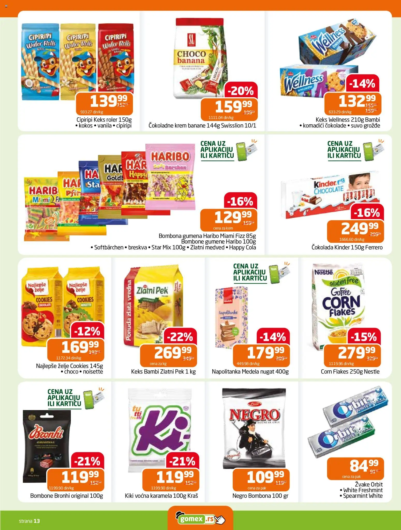 Gomex katalog - važi od 05.08.2026 | Strana: 13