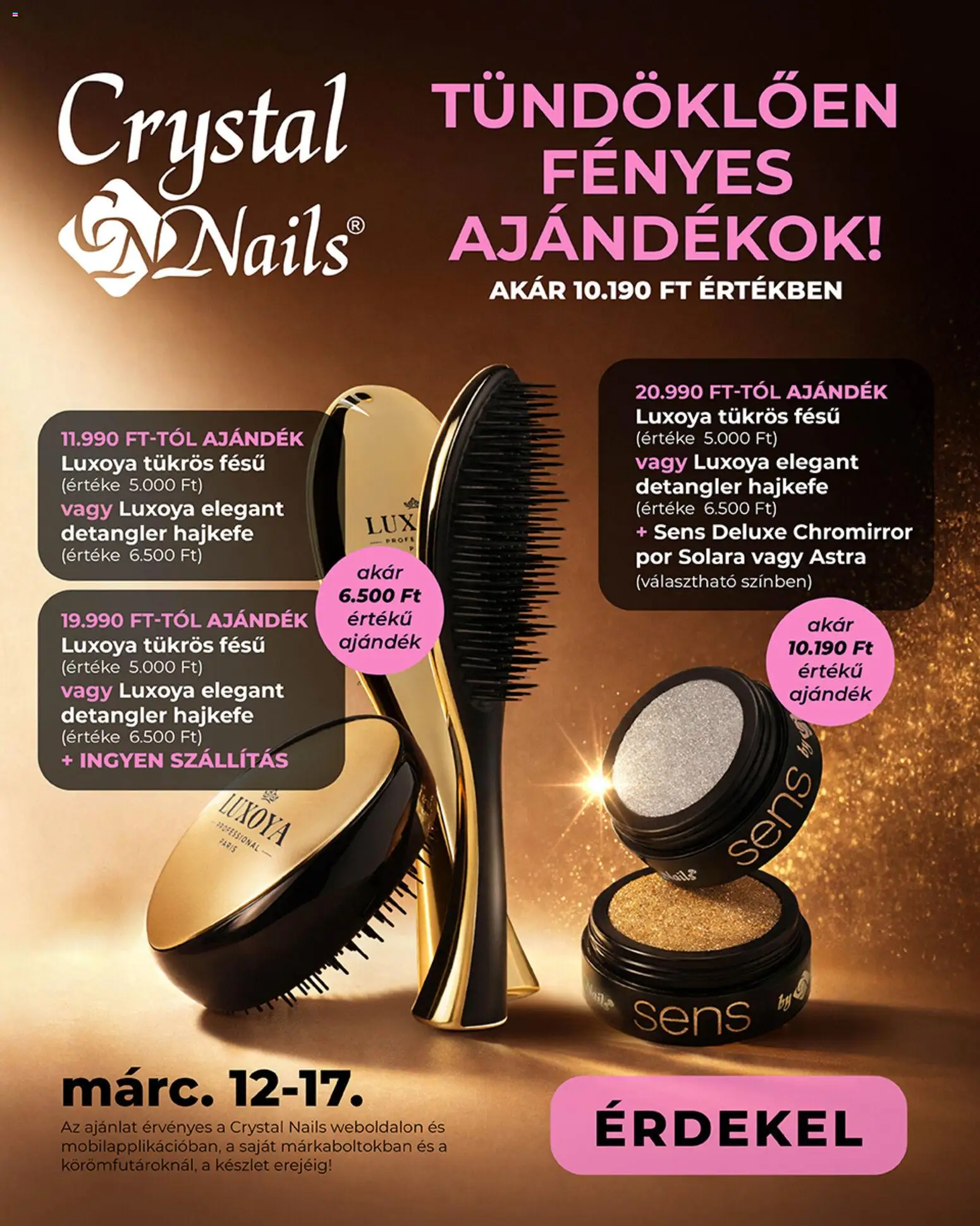 Crystal Nails akciós ujság - amely érvényes a következő dátumtól: 12.03.2026 | Oldal: 1