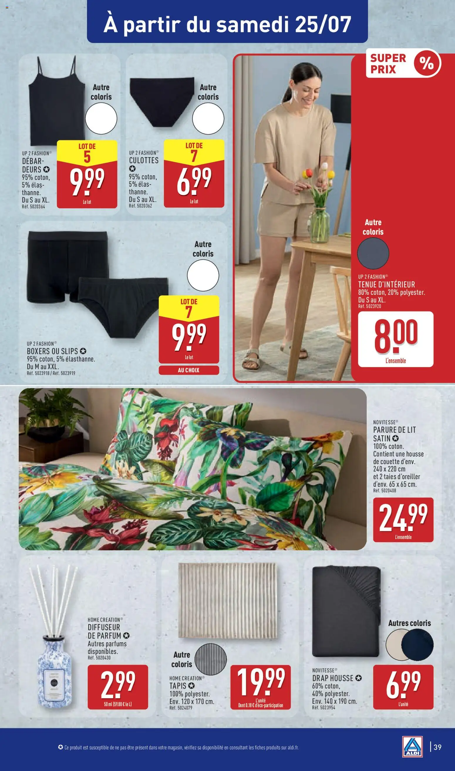 {H1} | Page: 43 | Produits: Parfum, Lit, Housse de couette, Slips