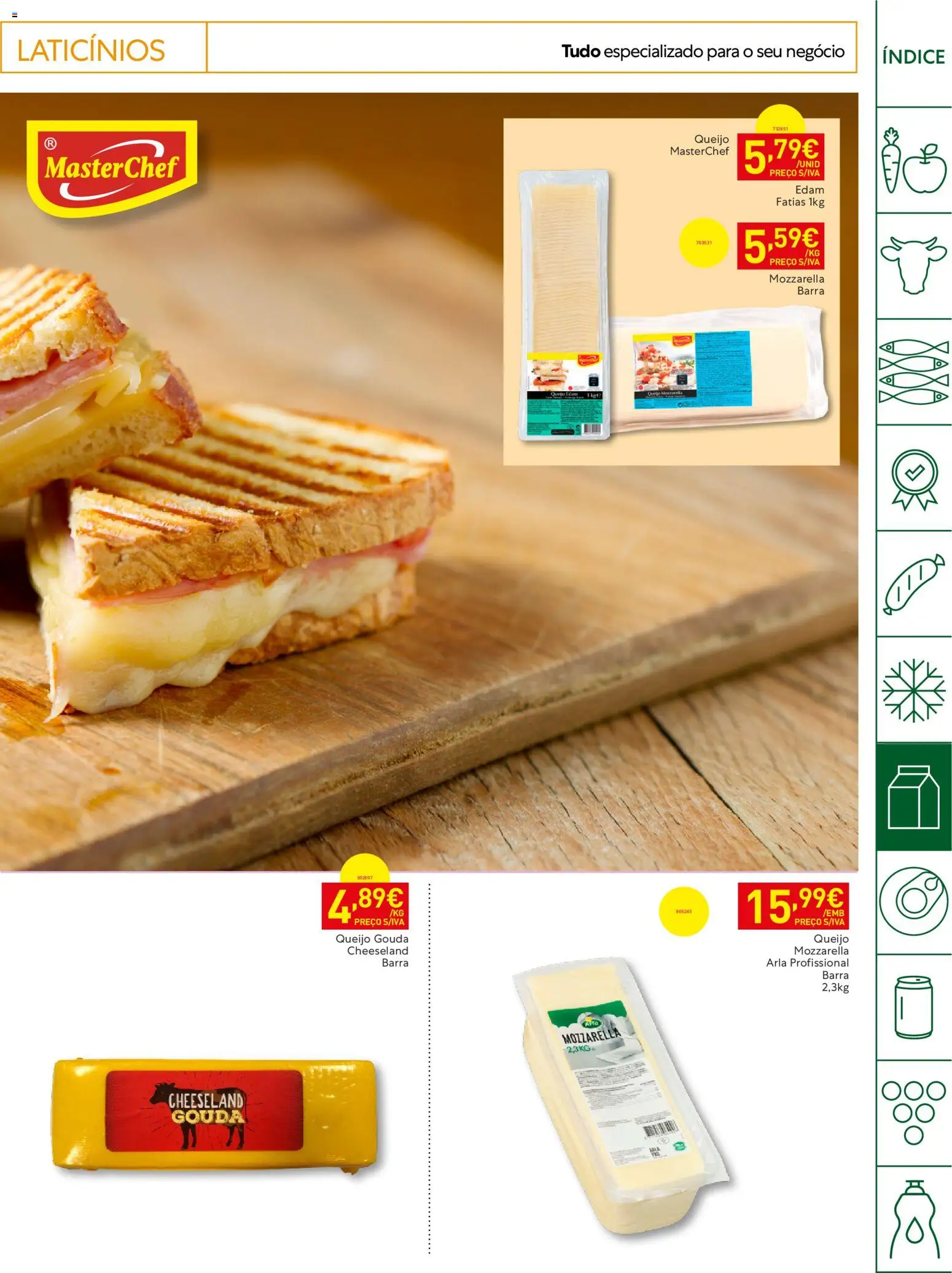 Recheio - Horeca Bons Negócios Madeira │ válido de 09.06.2026 | Página: 17 | Produtos: Queijo