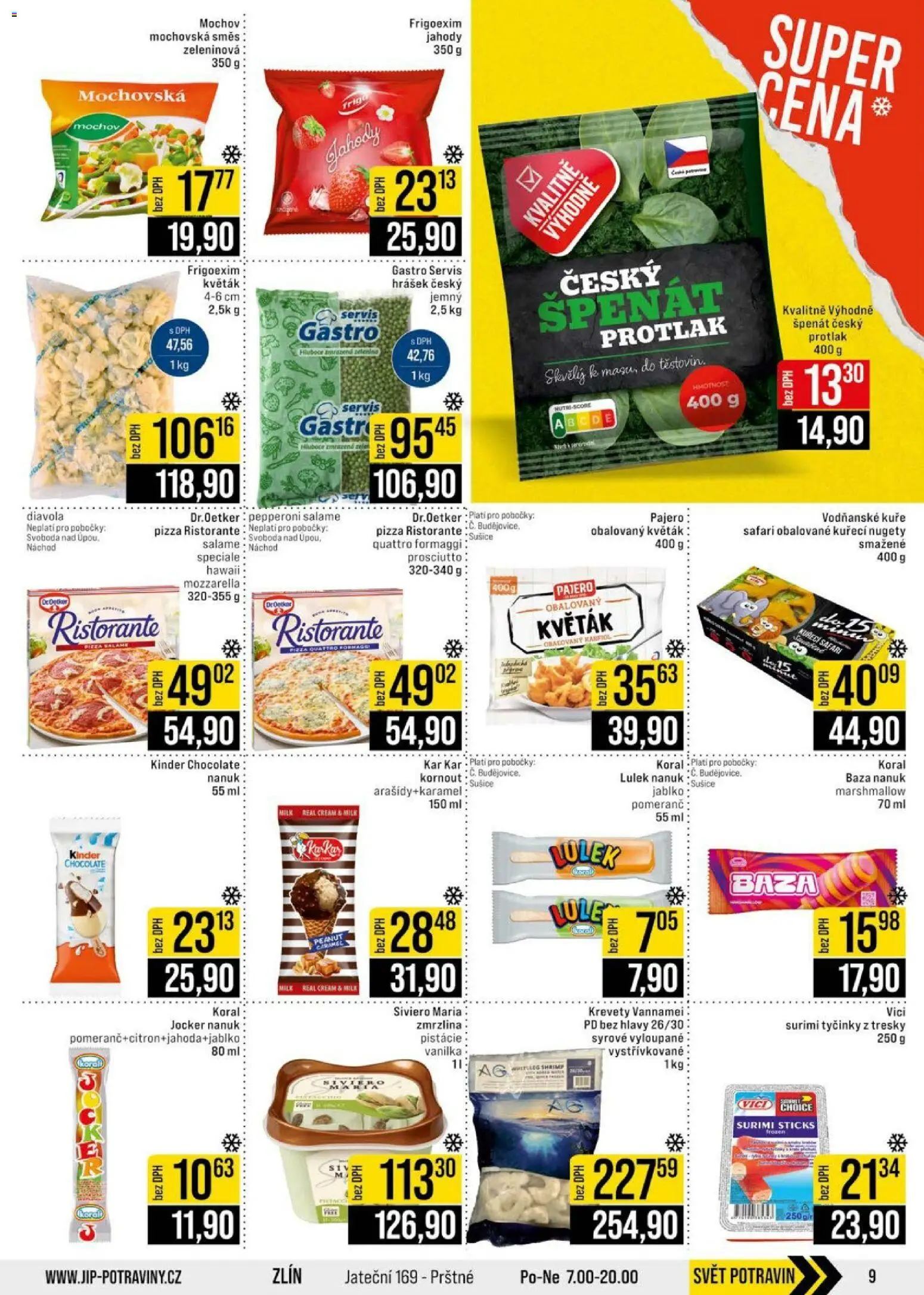 Jip leták - Cash & Carry od 08.07.2026 | Strana: 9 | Produkty: Nanuk, Marshmallow, Jahody, Mozzarella