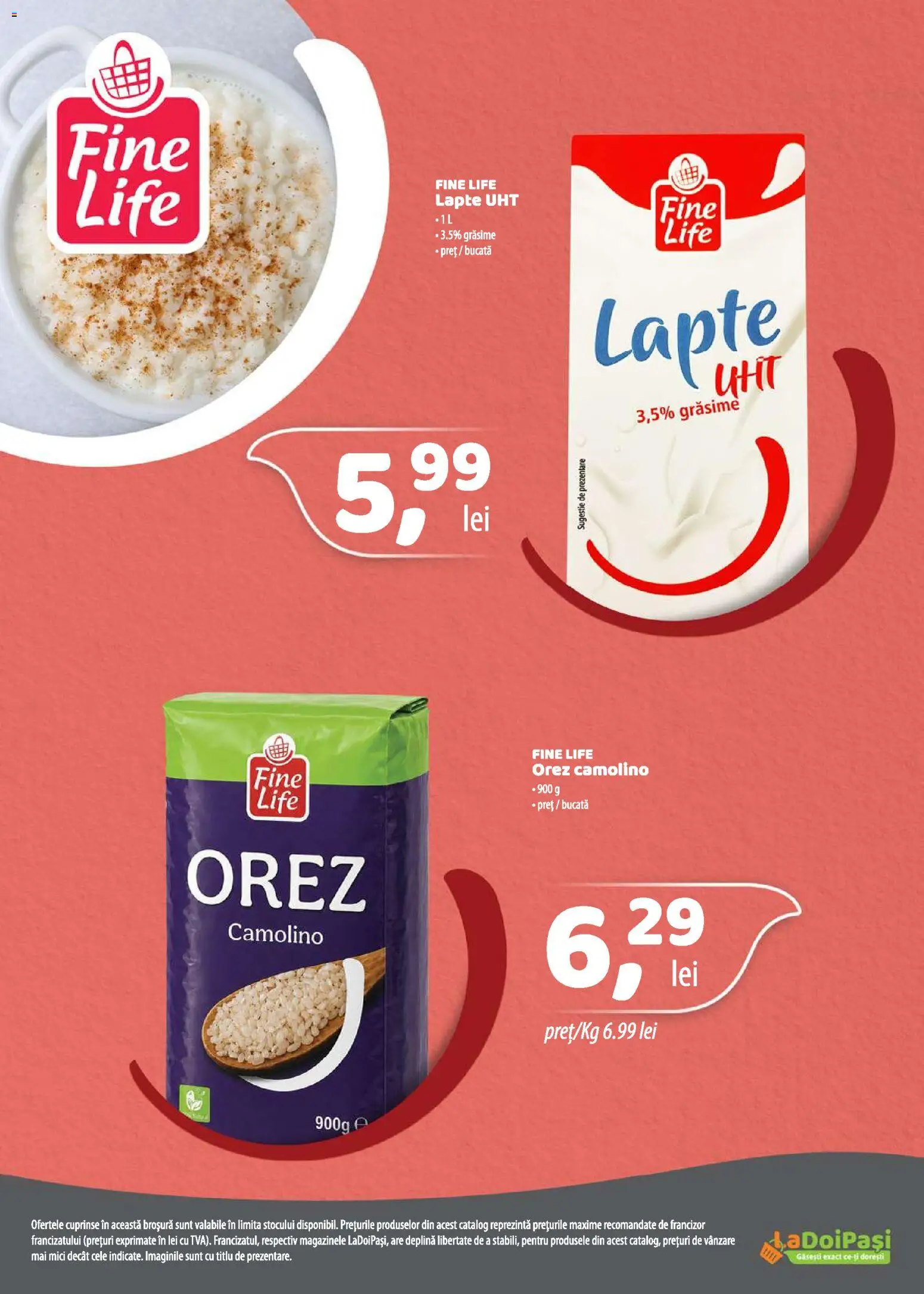 Noul catalog LaDoiPași – valabil de la 01.06.2026 | Pagină: 21 | Produse: Mici, Lapte, Orez