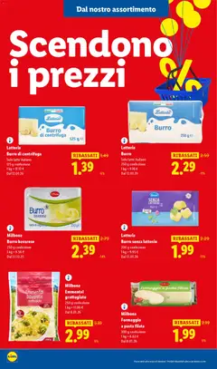 Anteprima del volantino Milbona Emmental bavarese grattugiato, 250 g confezione valido a partire dal 08/01/2026 | Pagina: 10 | Prodotti: Latte, Formaggio, Burro, Pasta