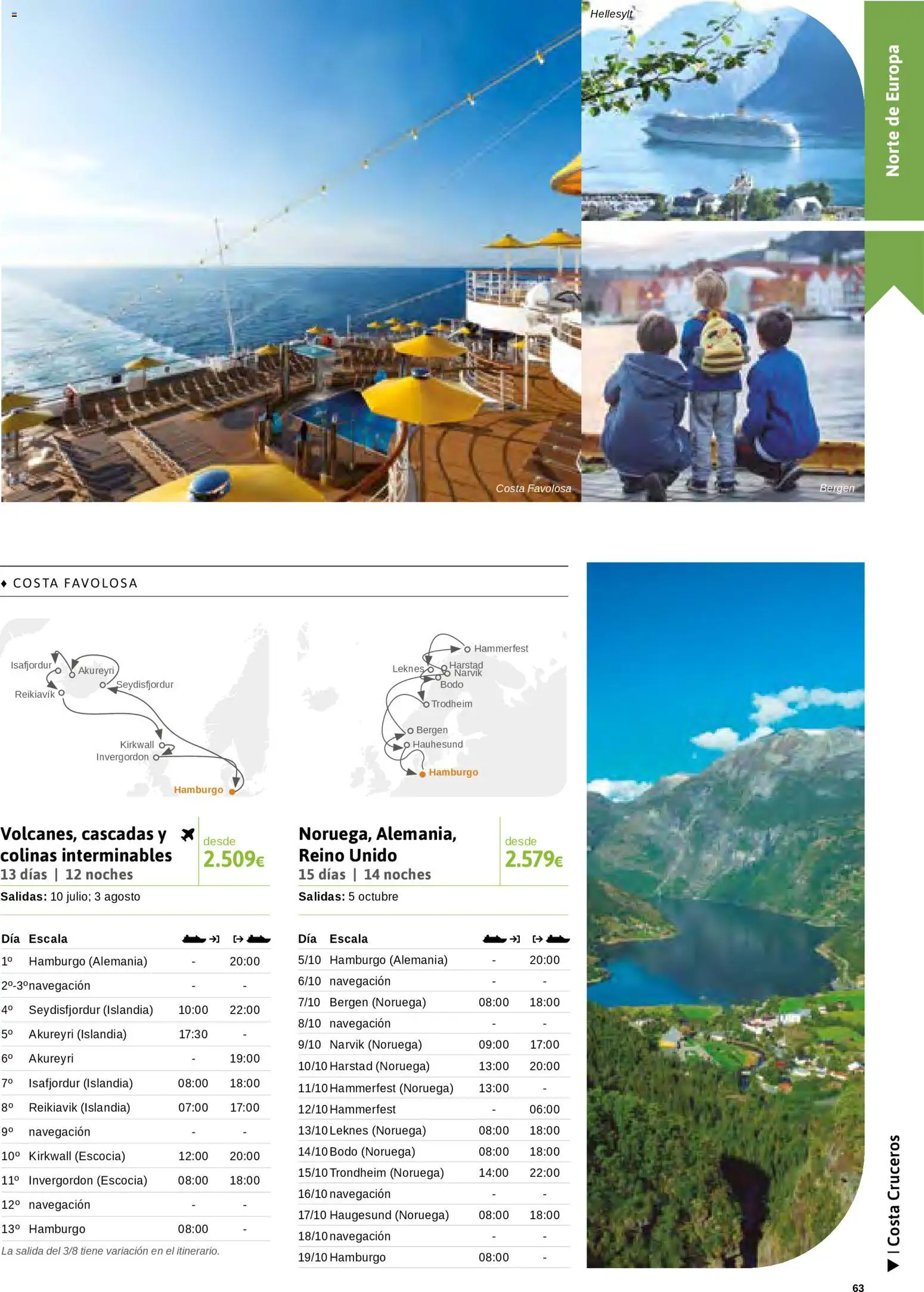 Viajes El Corte Inglés Cruceros marítimos │ válido desde el 01/01/2026 | Página: 64 | Productos: Navegación