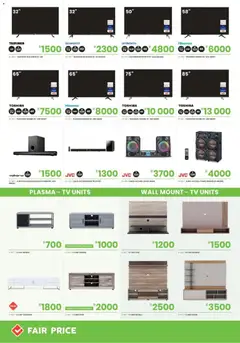 Fair Price specials catalogue – valid from 01/10/2026 | Page: 4 | Products: Television, Audio, Speaker, TV
