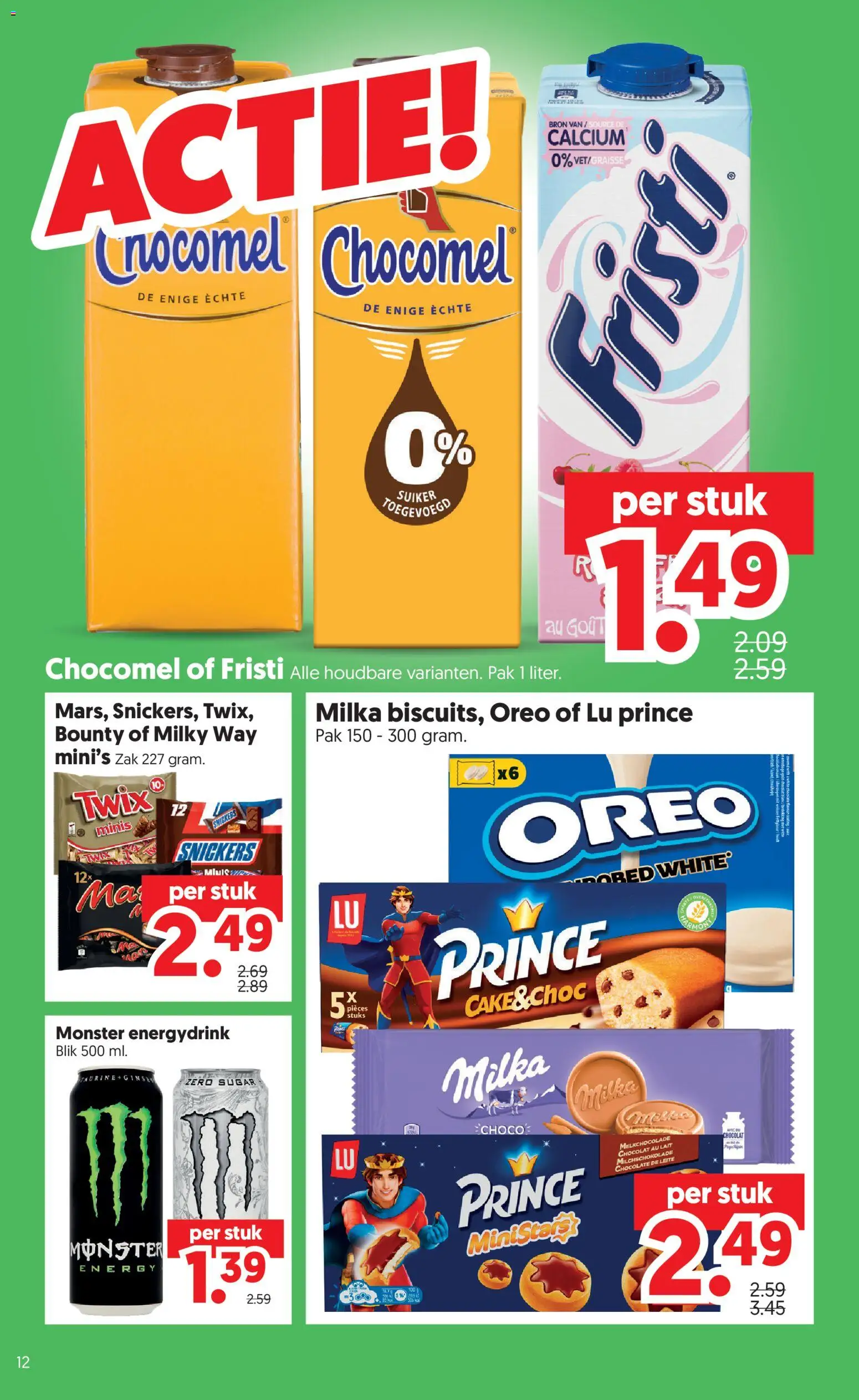 {H1} | Pagina: 14 | Producten: Suiker, Monster, Twix, Snickers