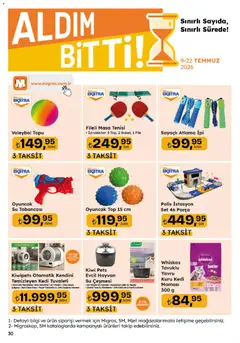 09 Temmuz 2026 tarihinden itibaren geçerli olan Migros kataloğu önizlemesi | Sayfa: 142
